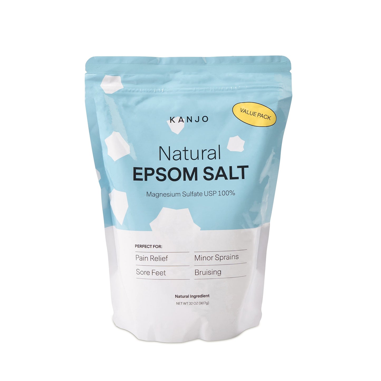 Kanjo Epsom Salt Magnesium Sulfate USP Granules 2 lbs. Pouch (1236443_CS)