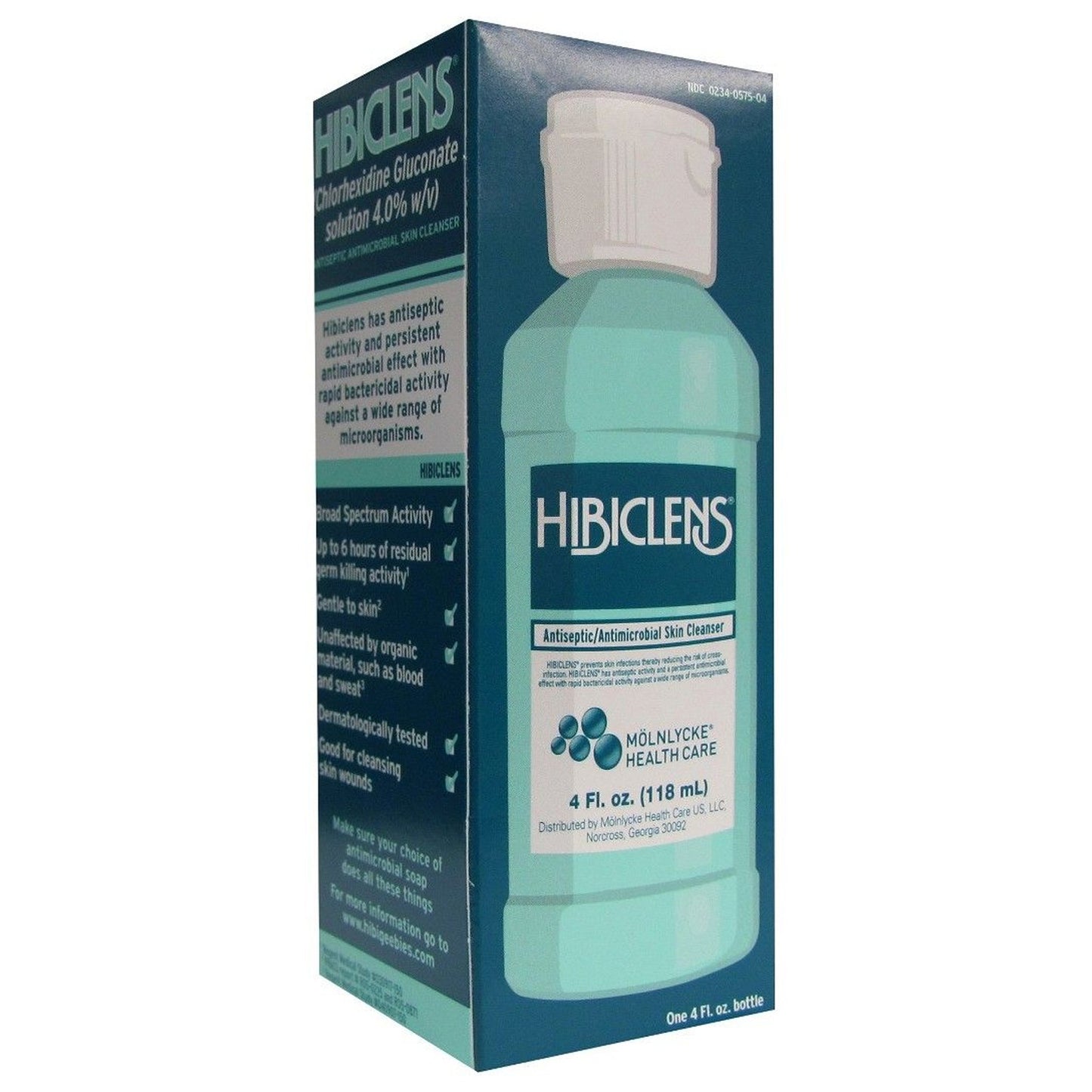 Hibiclens® Antiseptic / Antimicrobial Skin Cleanser 4 oz. Bottle 4% Strength CHG (Chlorhexidine Gluconate) NonSterile (81473_CS)