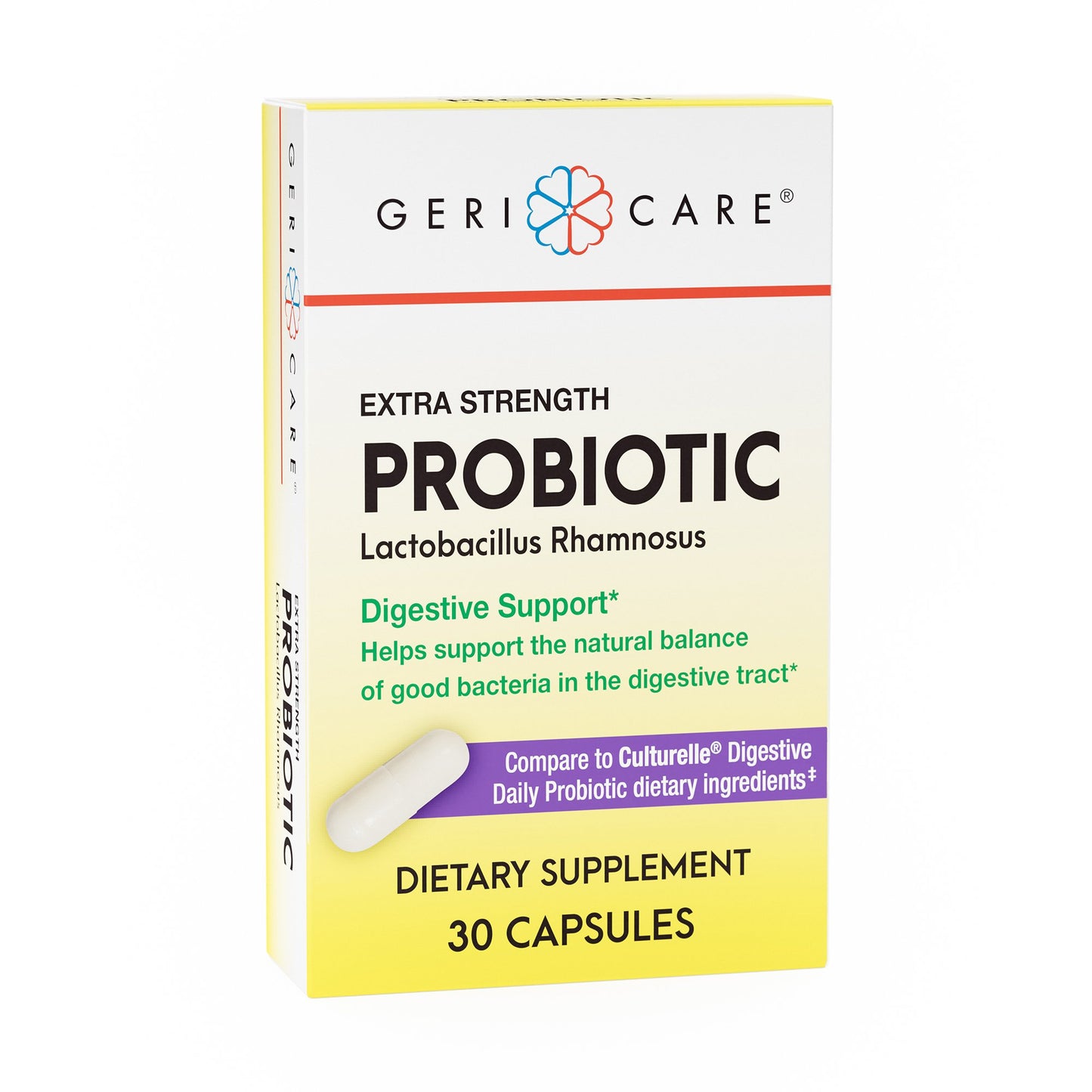 Geri-Care® Probiotic Dietary Supplement 30 per Box Capsule (1063074_BX)