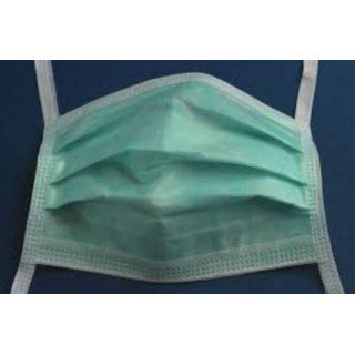 Cardinal Health™ Surgical Mask Anti-fog Adhesive ASTM Level 1 Tie Closure One Size Fits Most (1036703_CS)