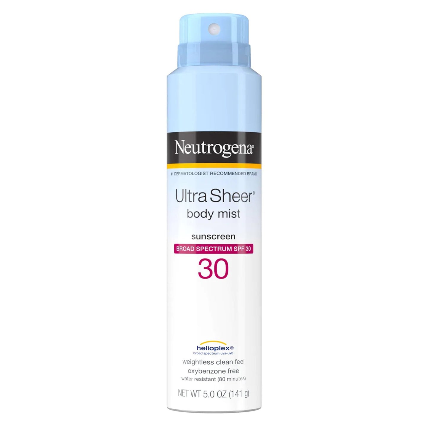 Neutrogena®Ultra Sheer® Body Mist Sunscreen SPF 30 Liquid 5 oz. Can (1193261_EA)