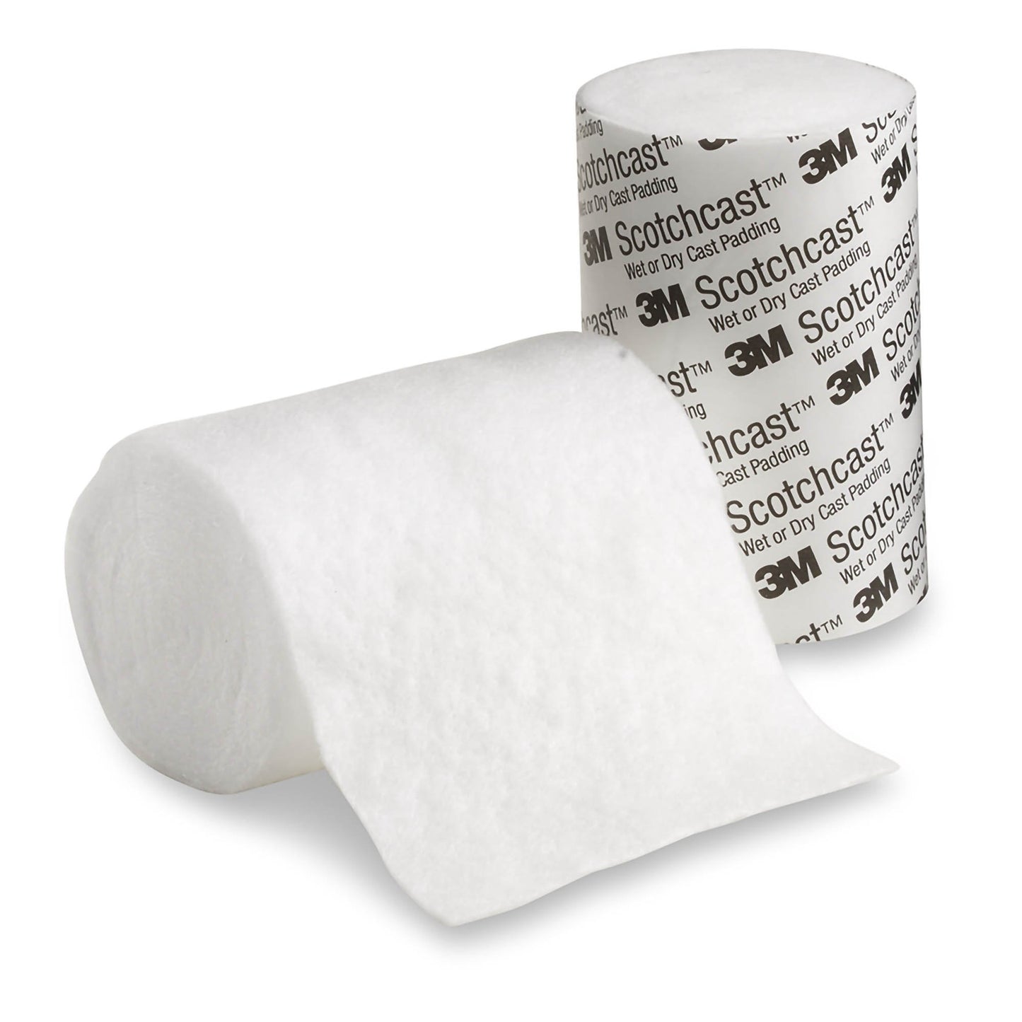 3M™ Scotchcast™ Wet or Dry Cast Padding Water Resistant 4 Inch X 4 Yard Polypropylene / Polyethylene Knit / Nonwoven Fibers NonSterile (540046_BG)