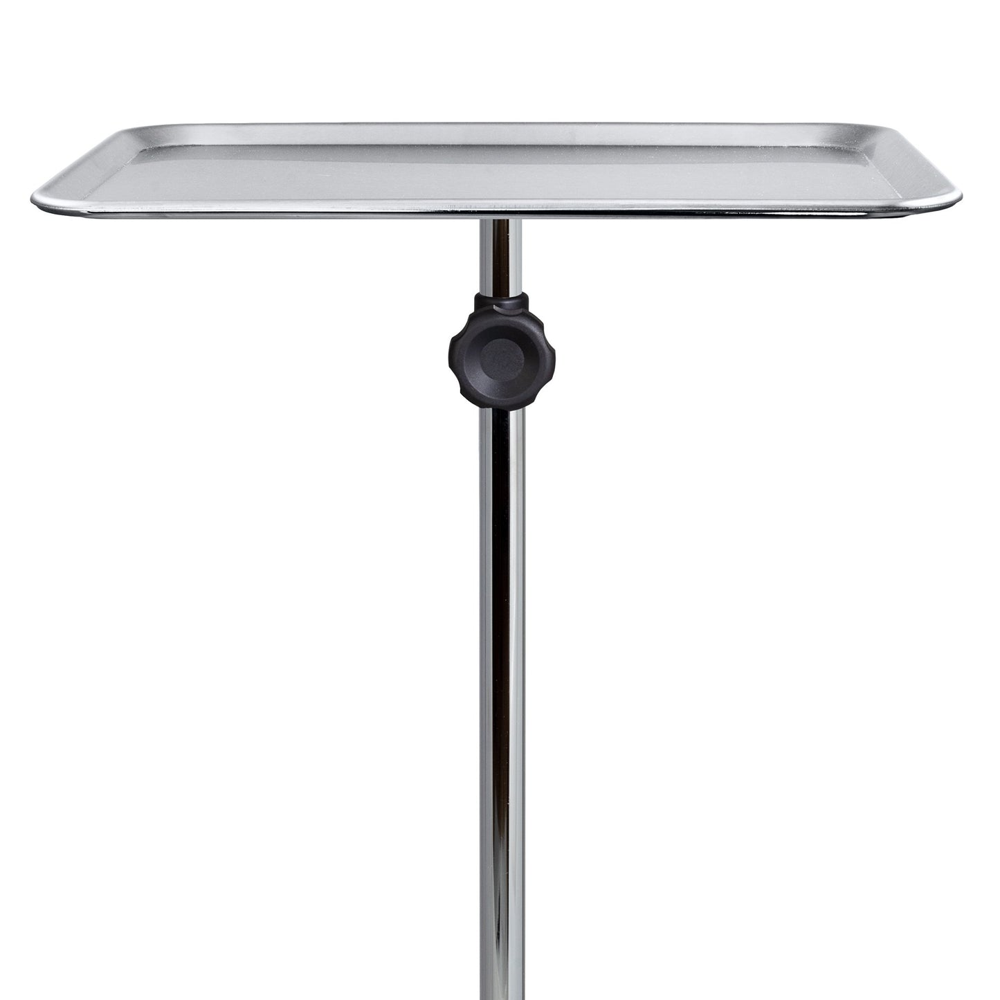 McKesson Mobile Instrument Stand Hand Operated Single Post 5-Leg Base Small Tray (1215721_CS)