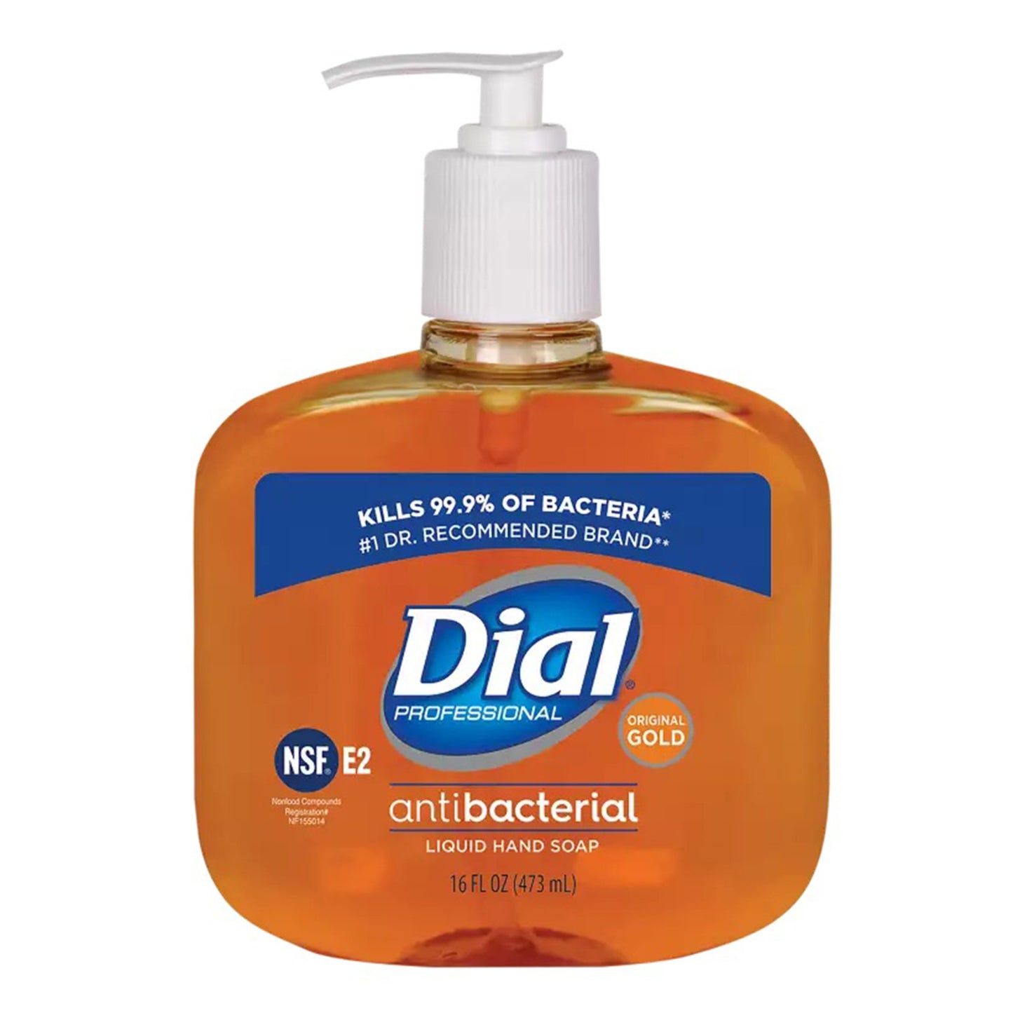 Dial® Gold Antimicrobial Soap Liquid 16 oz. Pump Bottle Scented (337783_CS)