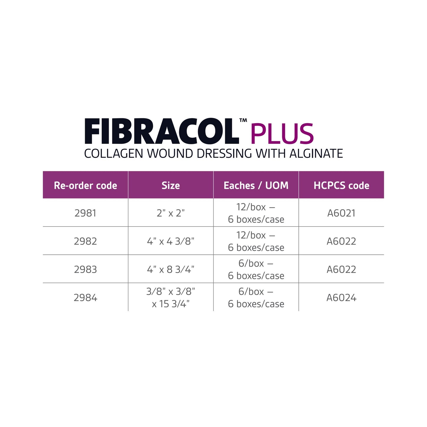 Fibracol™ Plus Collagen Dressing 4 X 4 Inch Square Sterile (368788_BX)