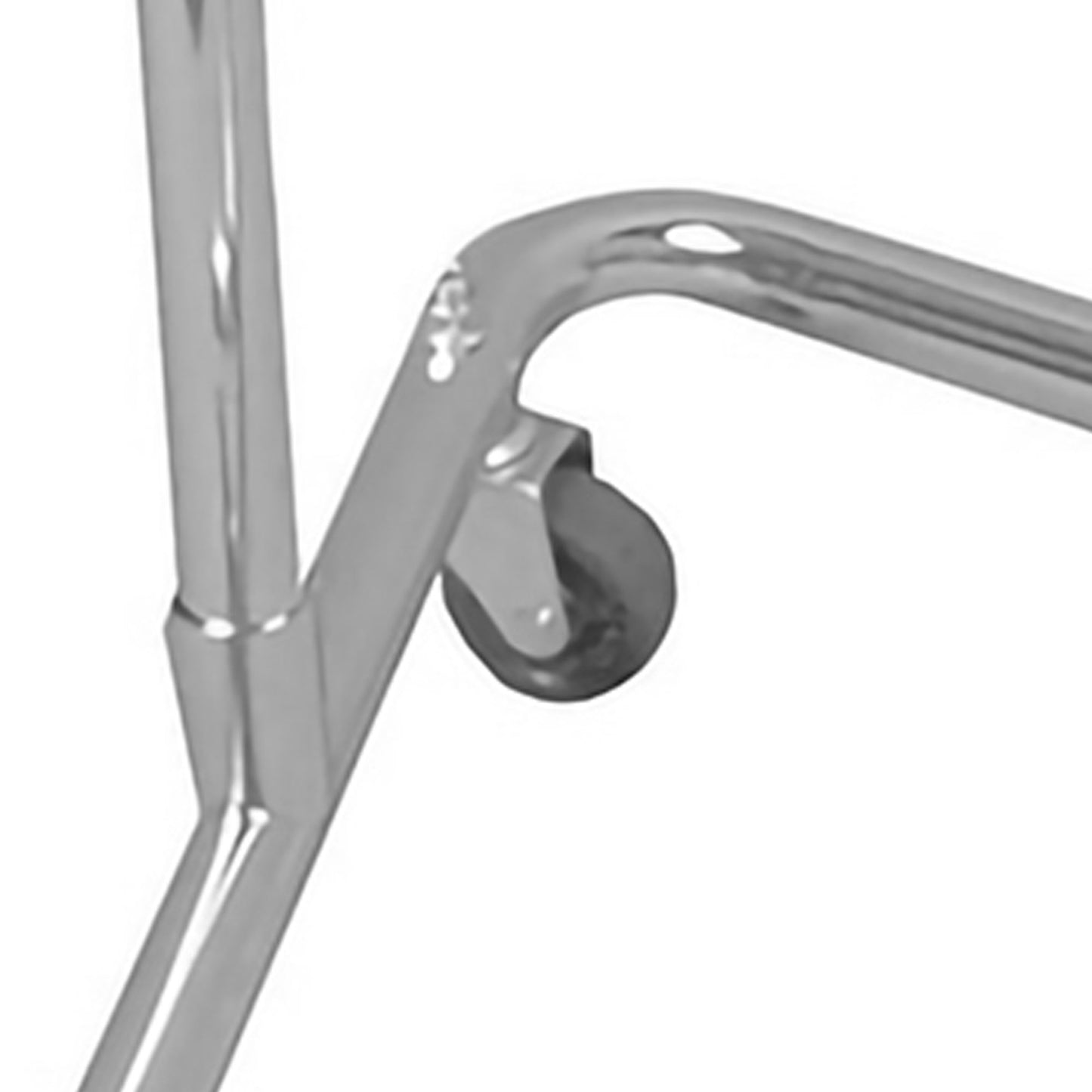 McKesson Mayo Instrument Stand Hand Operated Single Post U-Shaped Base Small Tray (691124_EA)