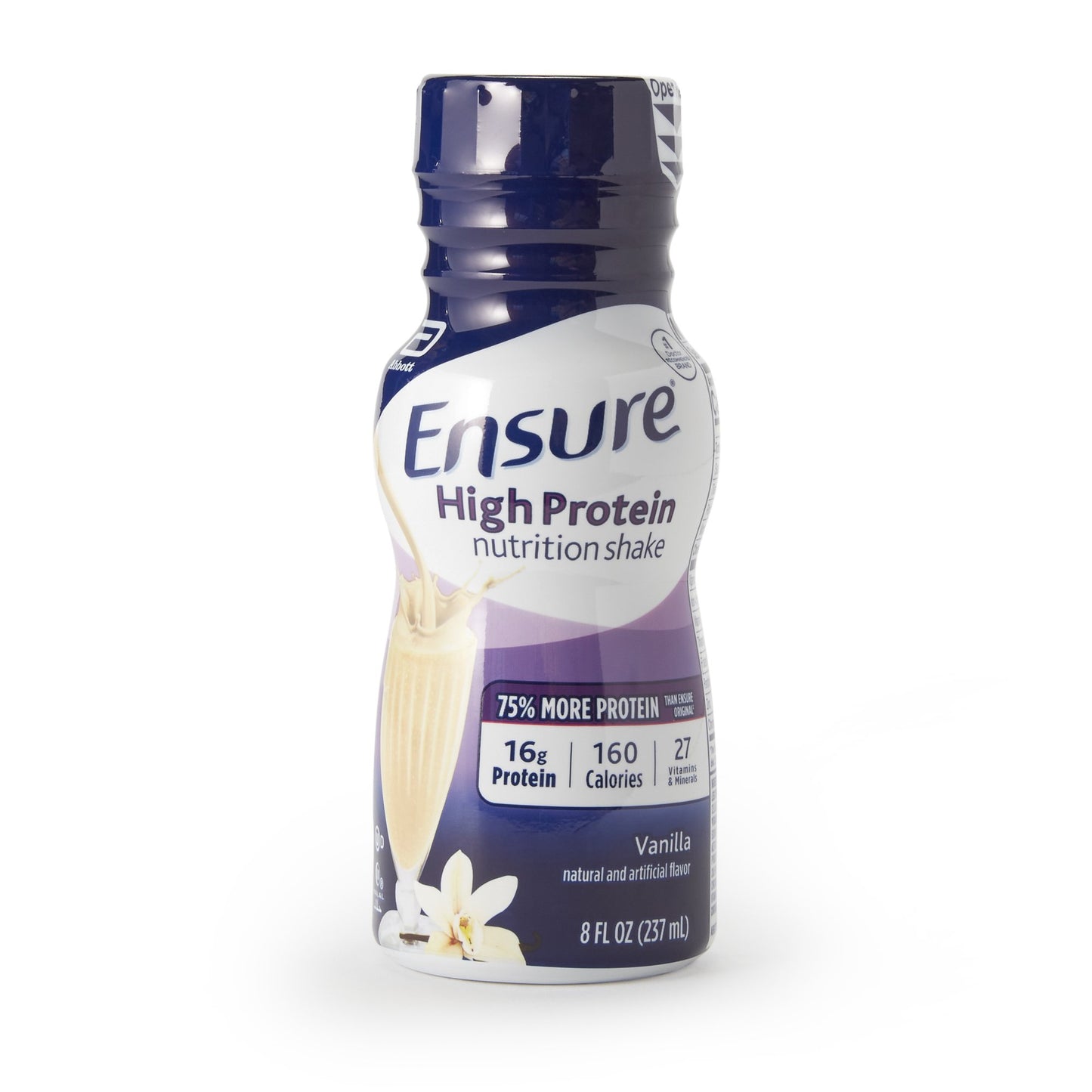 Ensure® High Protein Shake Oral Supplement Vanilla Flavor Liquid 8 oz. Bottle (995521_CT)