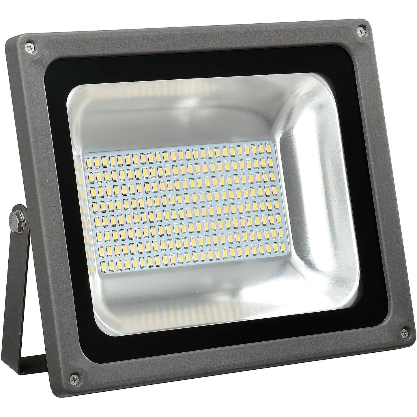 Global Industrial LED Flood Light, 100W, 10000 Lumens, 5000K, w/Mounting Bracket (WB500900)