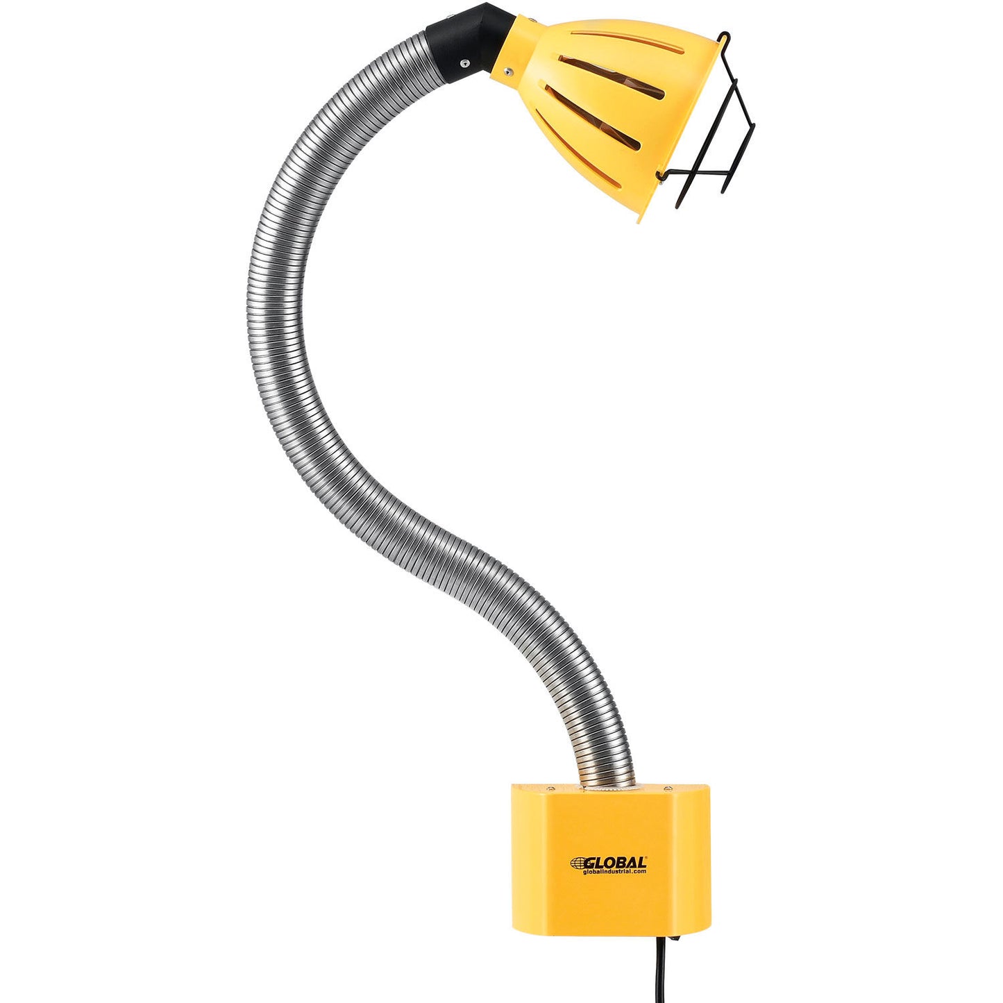 Global Industrial Gooseneck LED Dock Light w/ 27" Stainless Steel Arm, 38W, 10' Cord (WB501301)