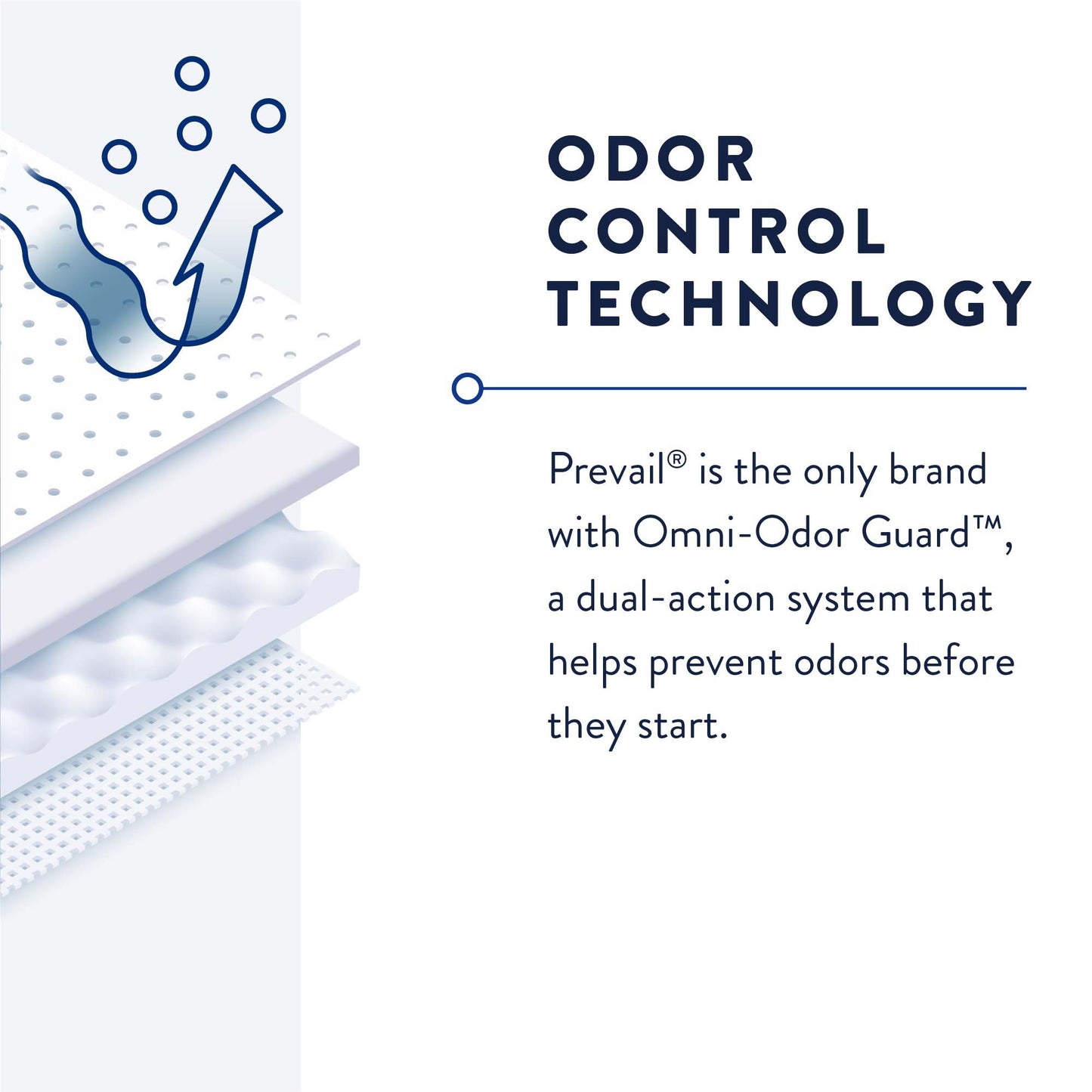 Prevail® Belted Shields Unisex Adult Incontinence Belted Undergarment Belted One Size Fits Most Disposable Light Absorbency (409934_CS)