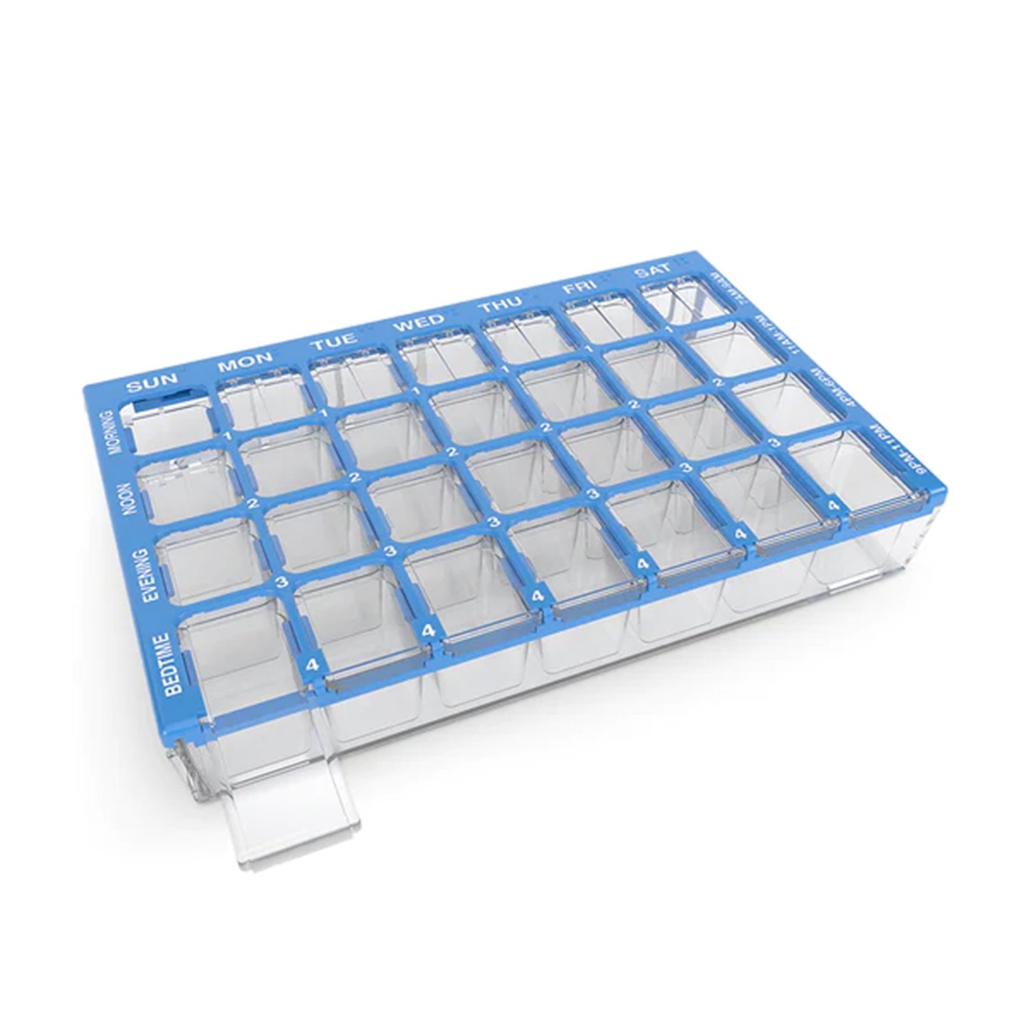Pharmadose® Locking Pill Planner Pill Organizer Small 7 Day 4 Dose (1146030_EA)