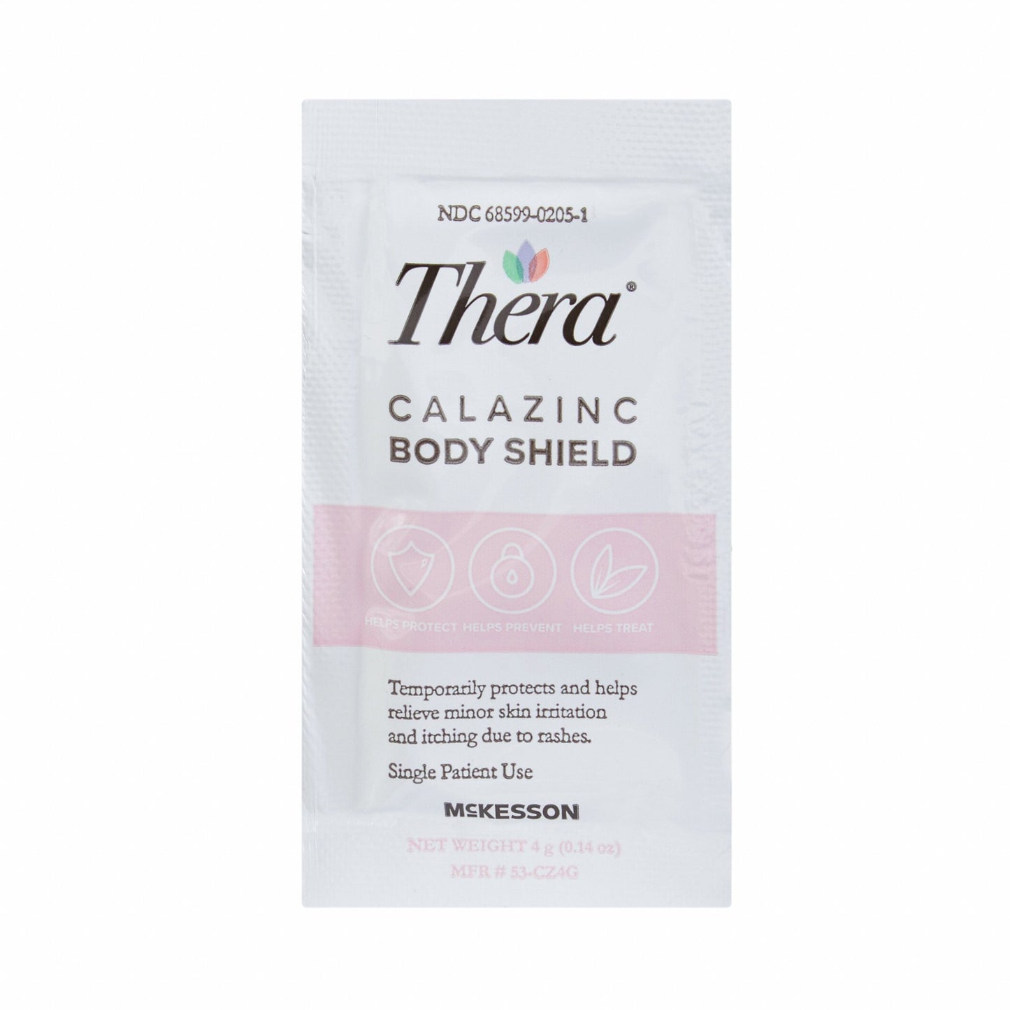 Thera® Calazinc Body Shield Skin Protectant 4 Gram Individual Packet Scented Cream (1049765_PK)
