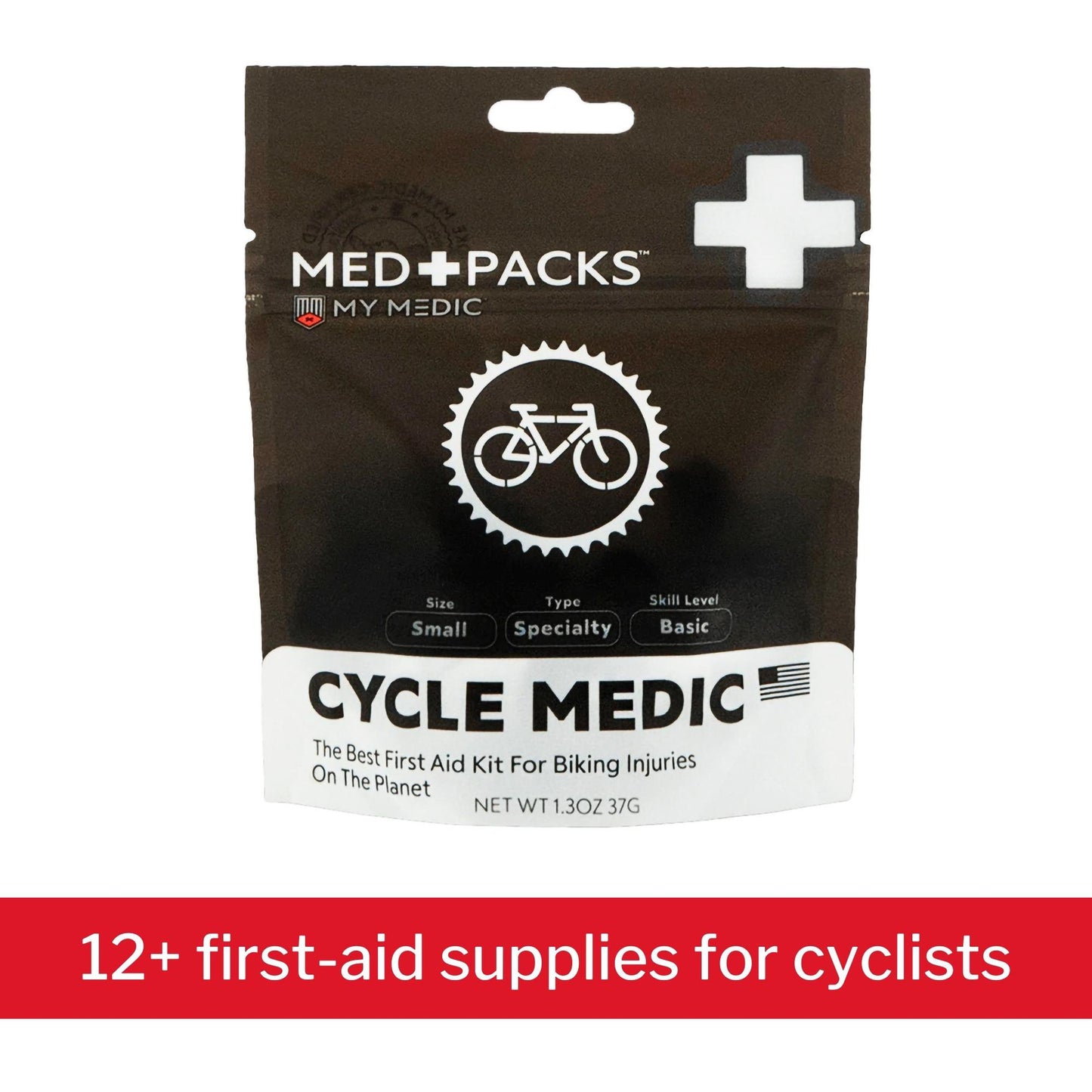 My Medic™ MED PACKS Cyclist First Aid Kit Plastic Pouch (1208022_EA)