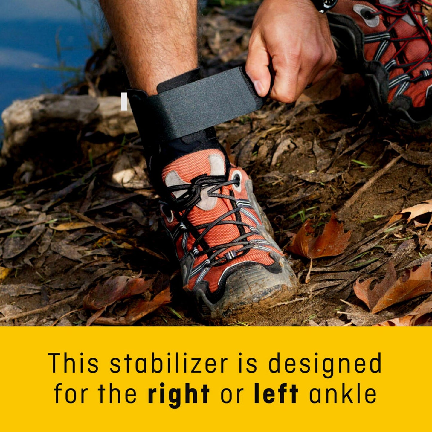 3M™ Futuro™ Sport Deluxe Ankle Stabilizer One Size Fits Most D-Ring / Hook and Loop Strap Closure Foot (971901_EA)