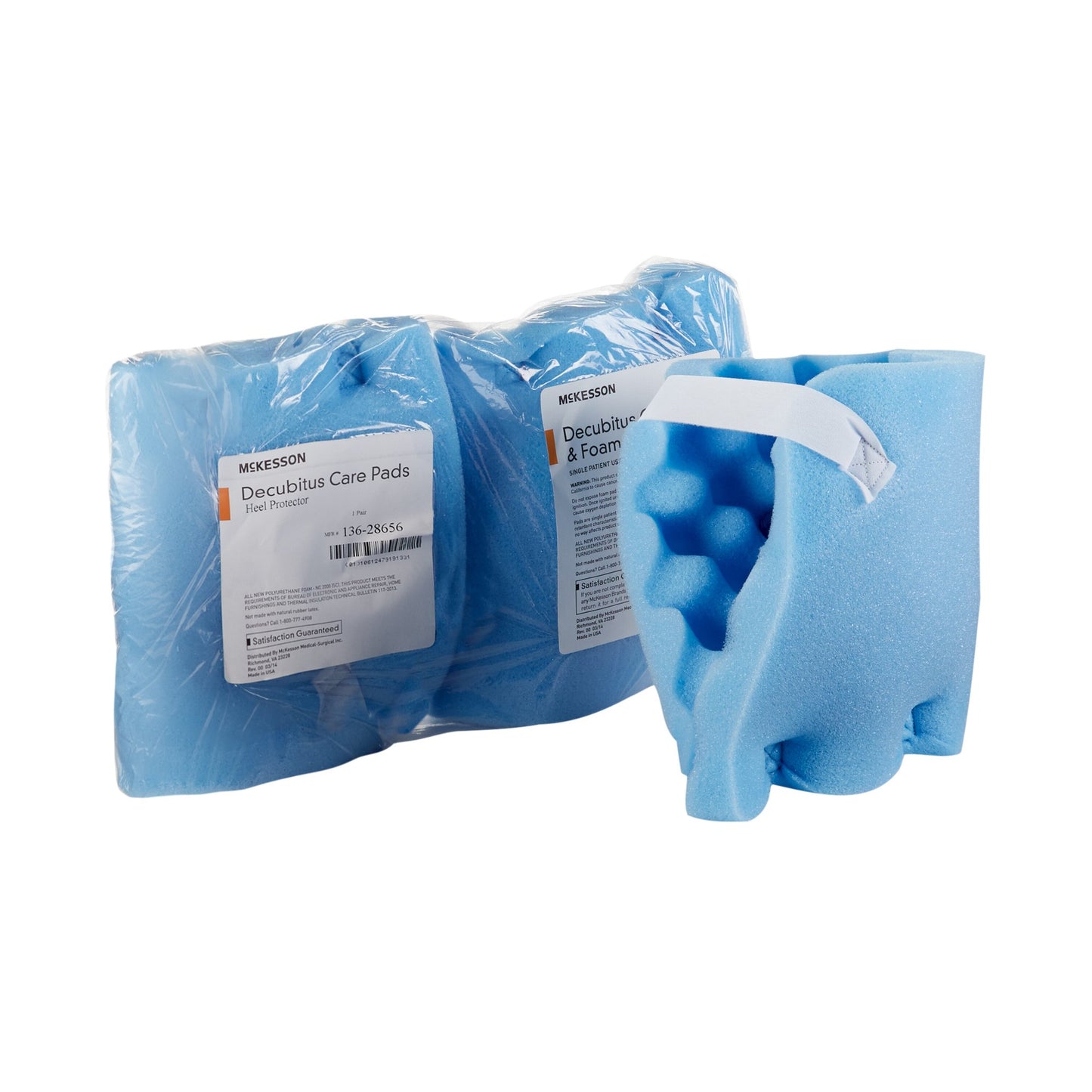 McKesson Heel Protection Pad One Size Fits Most Blue (929207_PR)