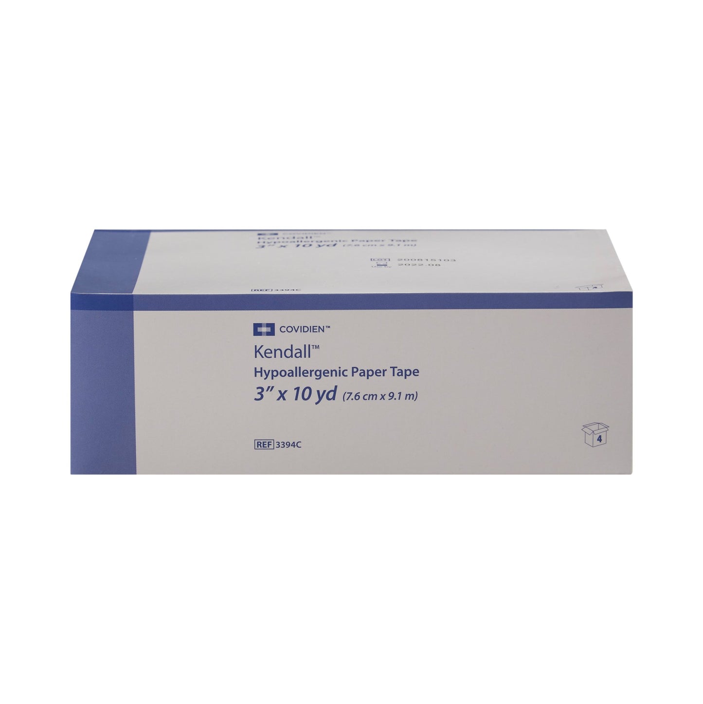 Kendall™ Hypoallergenic Hypoallergenic Medical Tape White 3 Inch X 10 Yard Paper NonSterile (696199_EA)