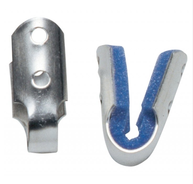 ProCare® Finger Splint Medium Without Fastening Left or Right Hand Blue / Silver (380412_PK)