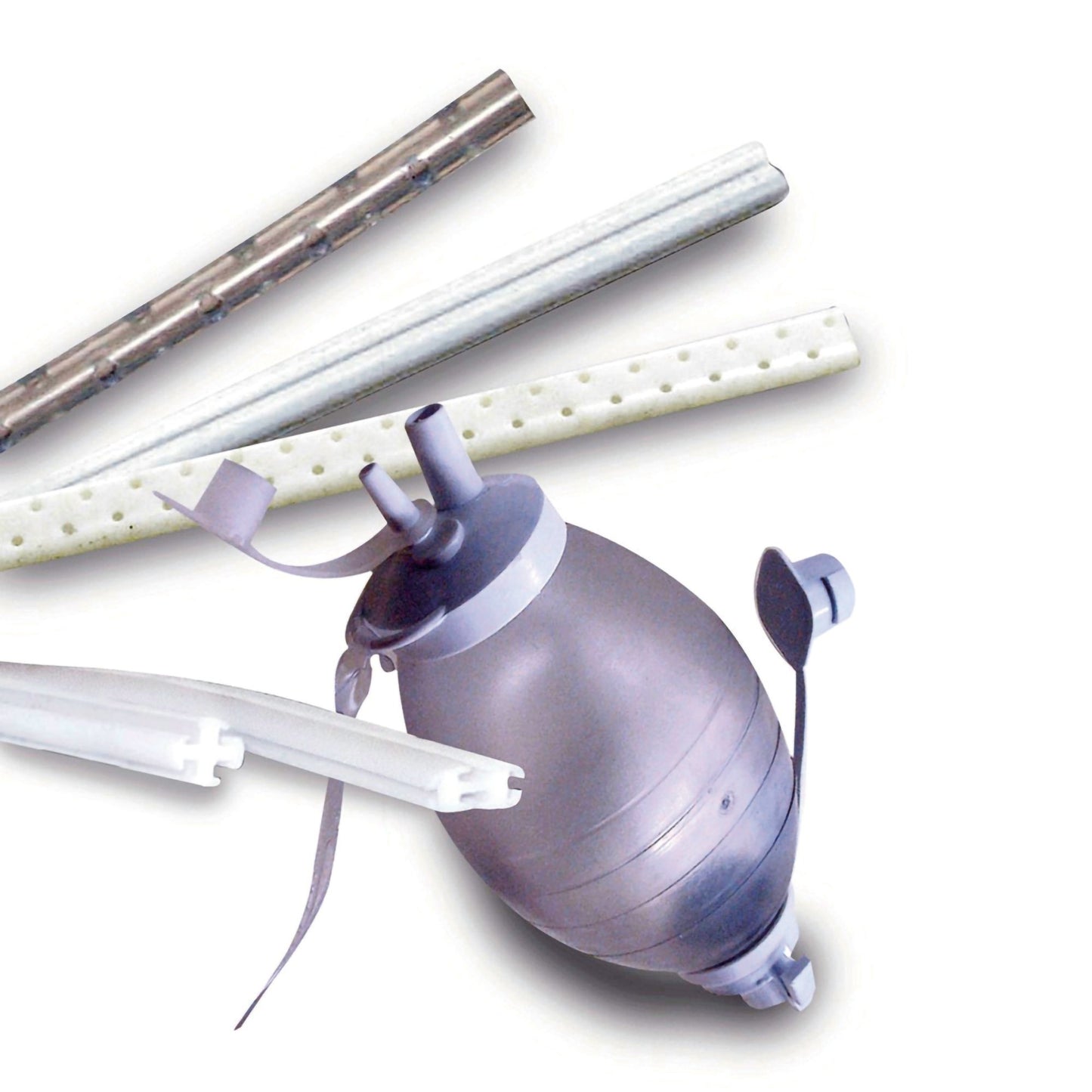 S-Vac® Wound Drain Tube Round Hubless Type With Trocar 4 Channel Type 15 Fr. Size Sterile (491283_EA)