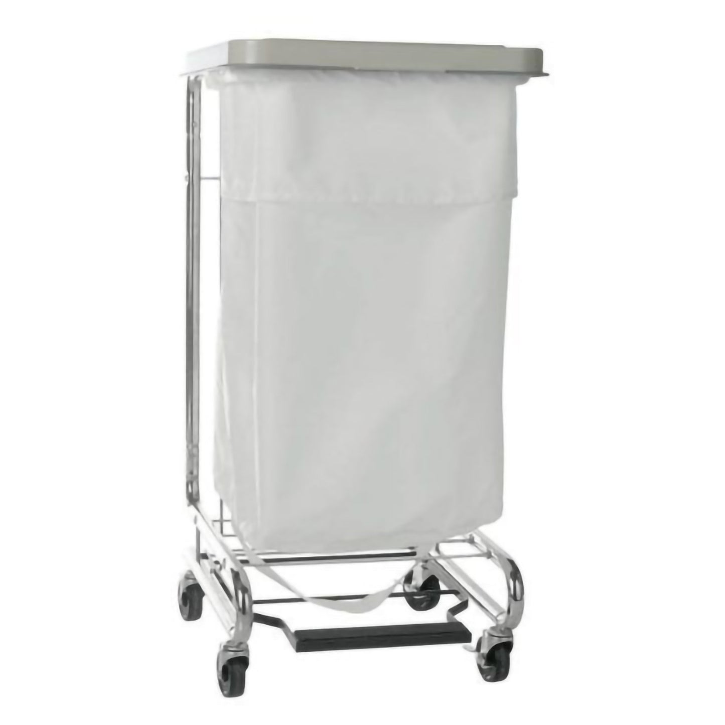 McKesson Hamper Stand Surgery Soiled Linen Rectangular Opening 30 to 33 gal. Capacity Foot Pedal Self-Closing Lid (379479_EA)