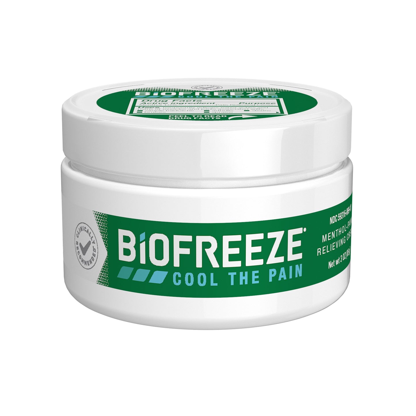 Biofreeze® Topical Pain Relief 10% Strength Menthol Cream 3 oz. (1246919_EA)