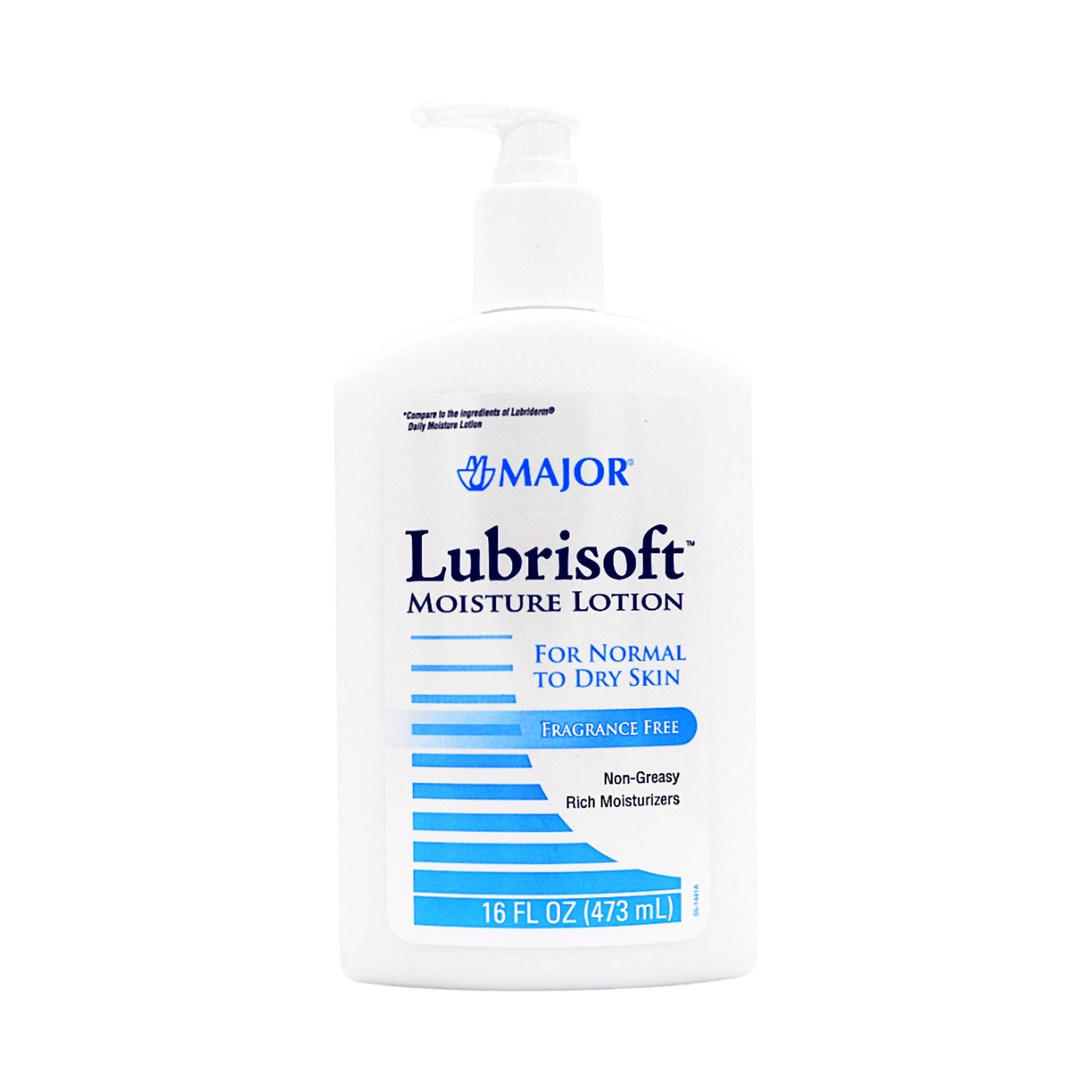 Lubrisoft® Hand and Body Moisturizer 16 oz. Pump Bottle Unscented Lotion (498004_EA)