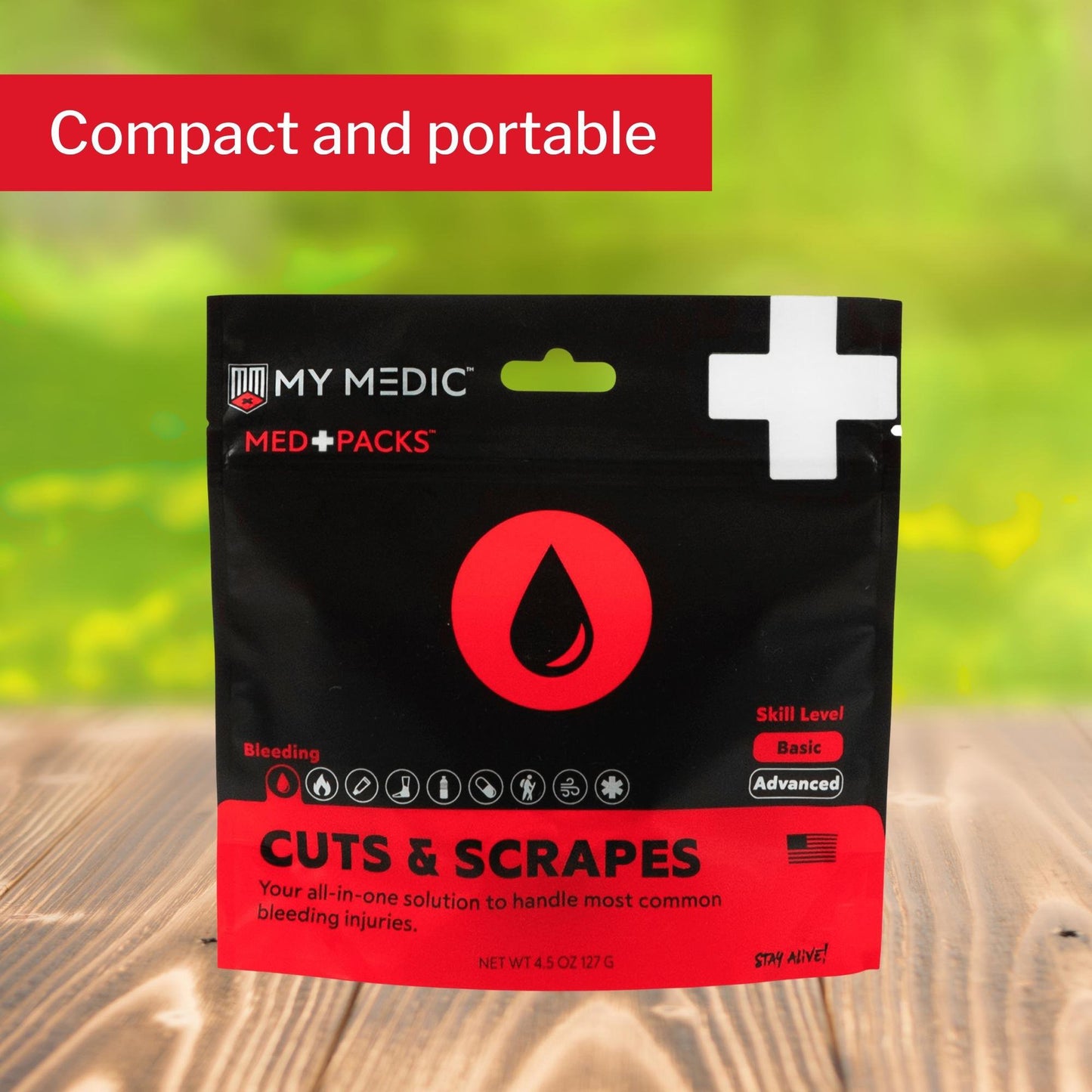 My Medic™ MED PACKS Cuts and Scrapes First Aid Kit Pouch (1207803_EA)