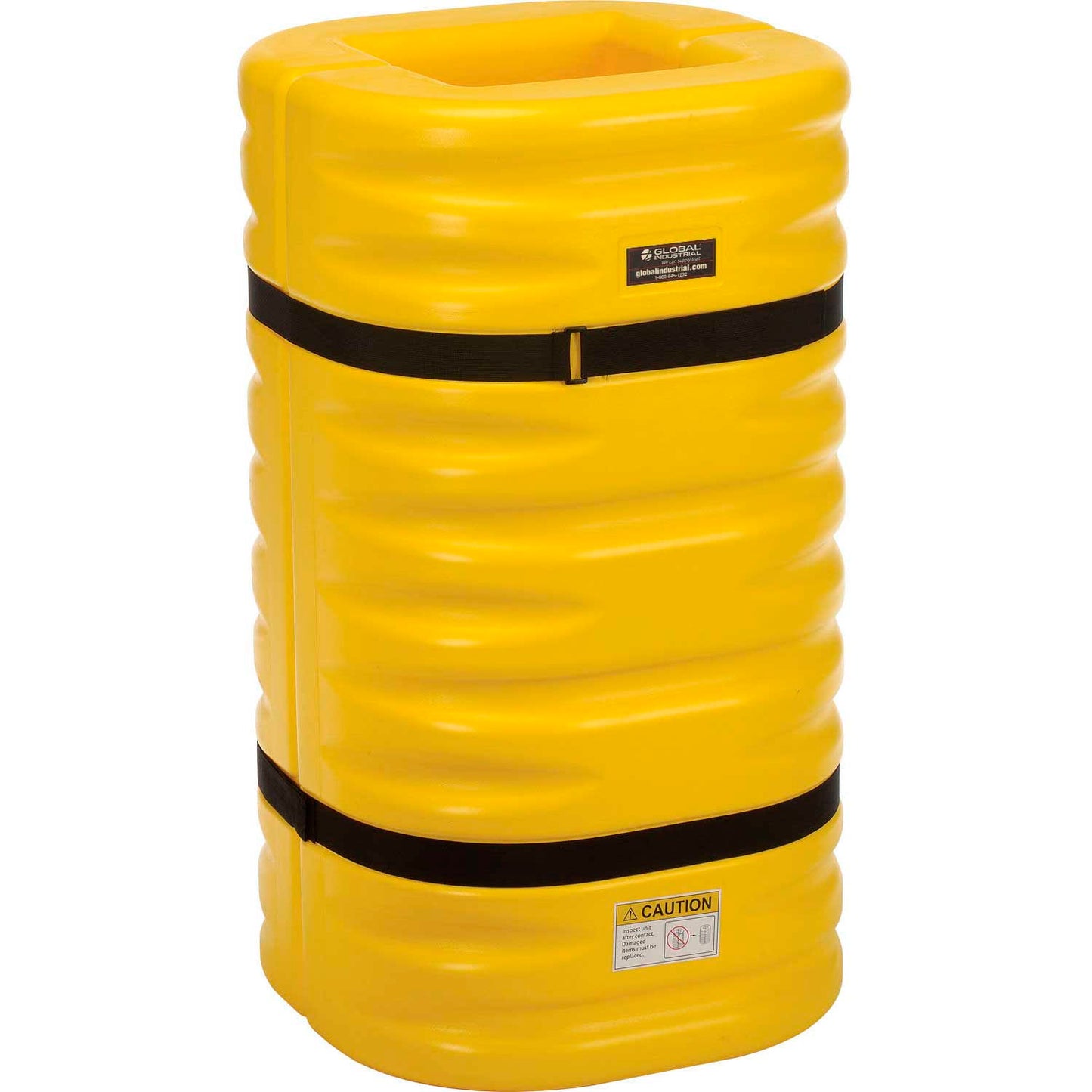 Global Industrial Column Protector, 12" Opening, Yellow (WB708165YL)