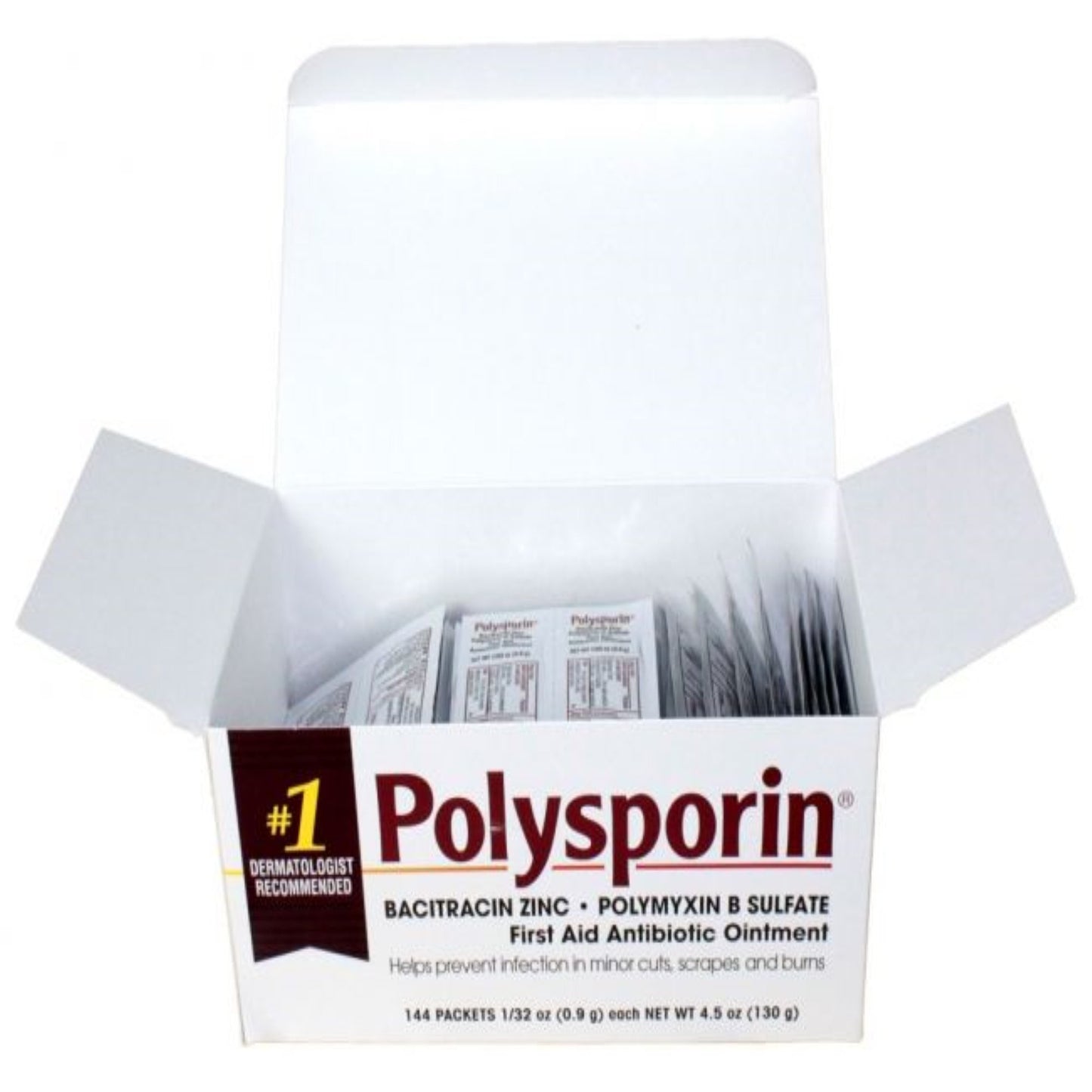 Polysporin® First Aid Antibiotic Bacitracin / Polymyxin B Ointment 0.9 Gram Individual Packet (565780_BX)