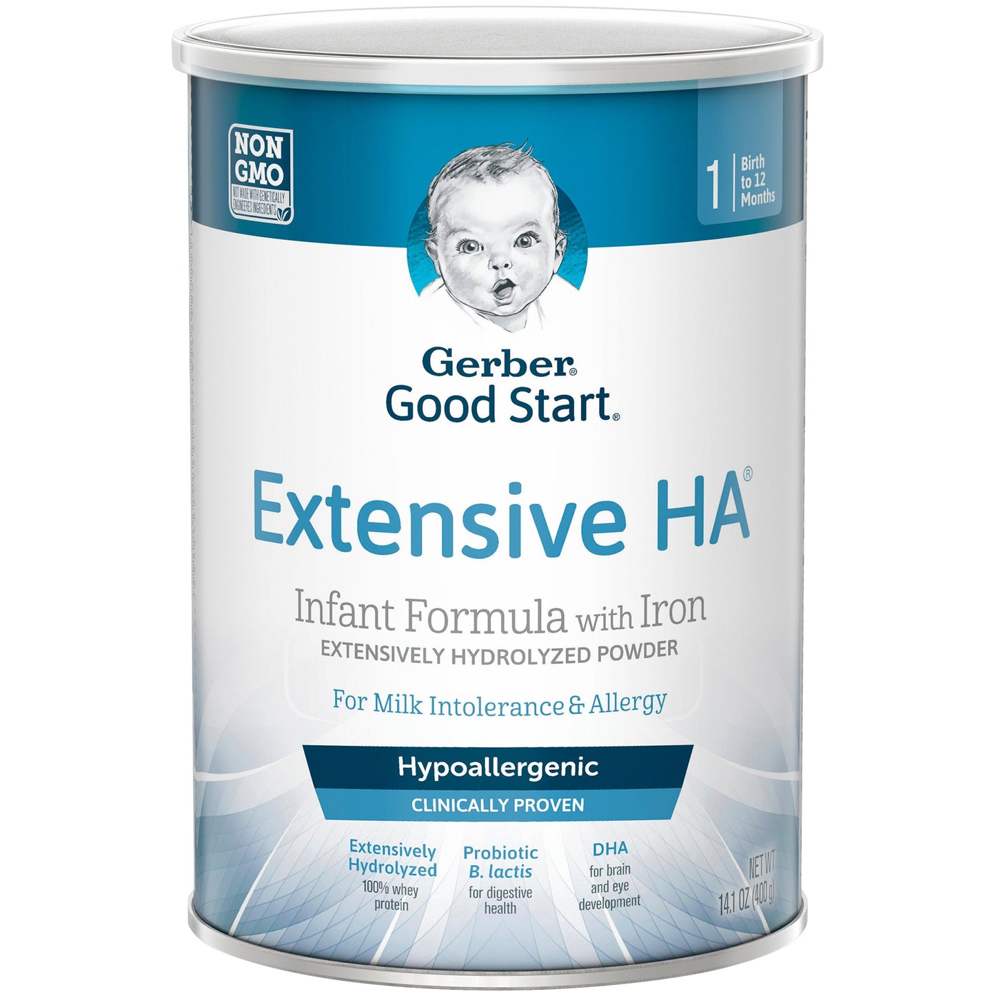 Gerber® Good Start® Extensive HA Infant Formula Unflavored 14.1 oz. Can Powder Whey Protein Cow's Milk Allergy (979091_CN)