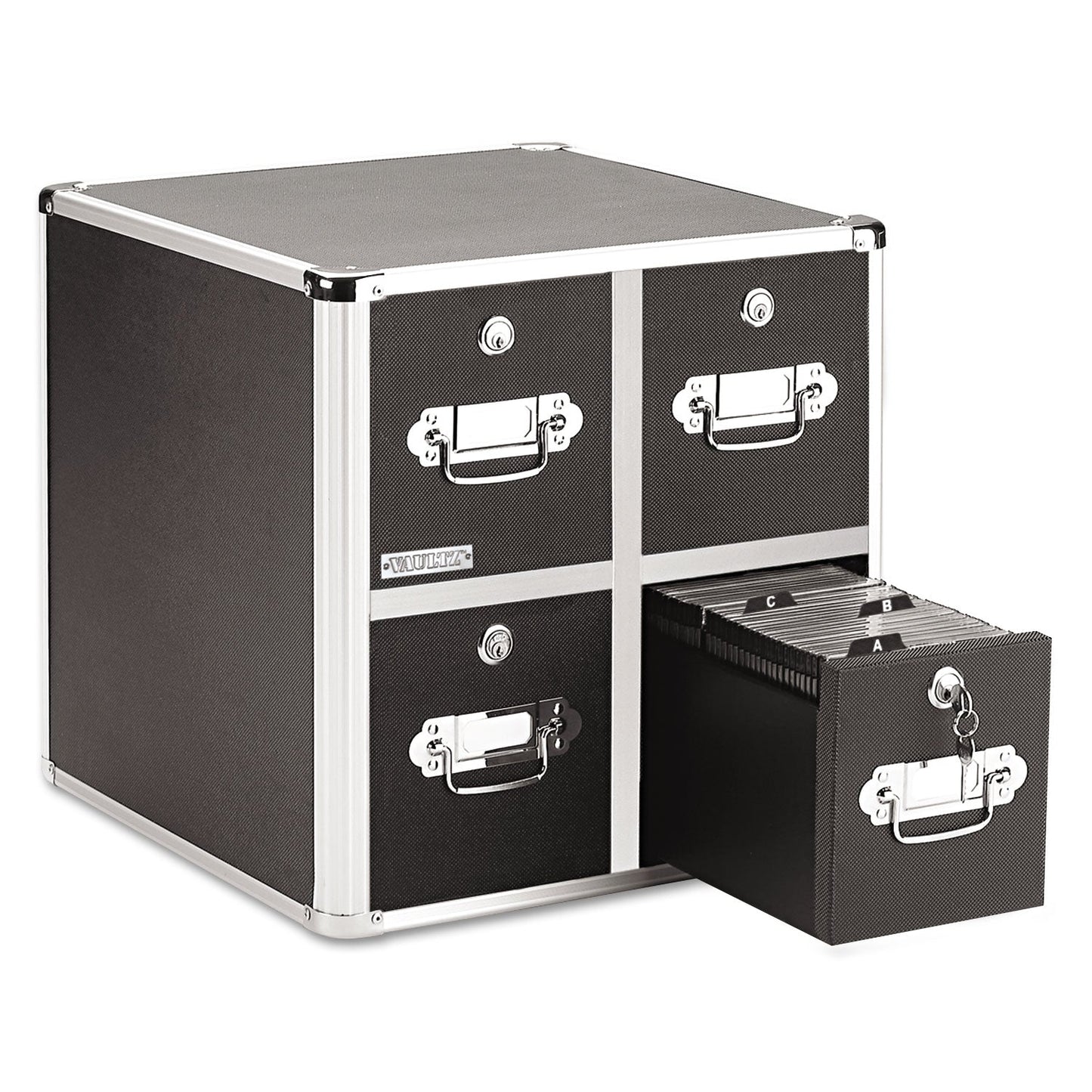 vaultz-r-four-drawer-cd-file-cabinet-holds-660-folders-or-240-slim-120-standard-cases-black-idevz01049_1
