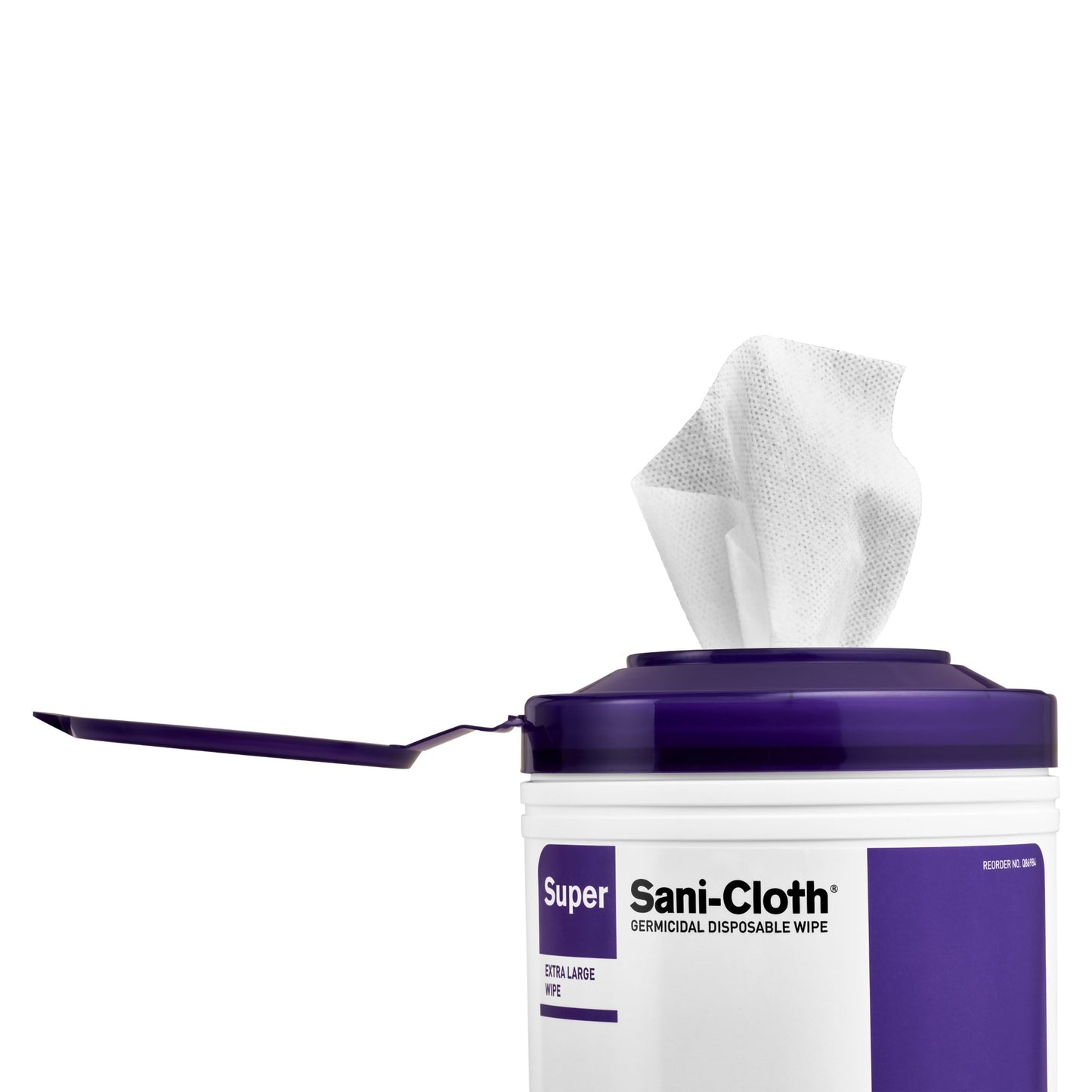 Super Sani-Cloth® Surface Disinfectant Cleaner Premoistened Germicidal Manual Pull Wipe 75 Count Canister Alcohol Scent NonSterile (1207552_CS)