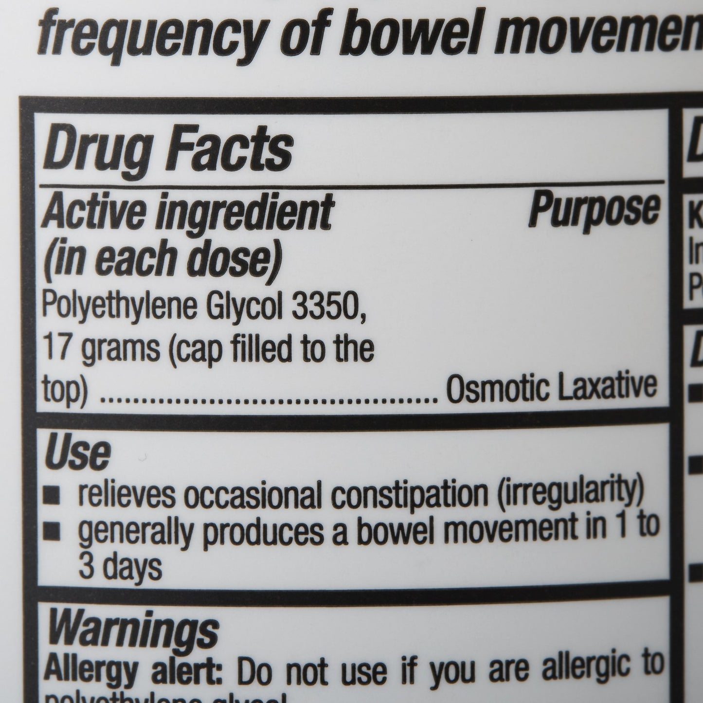 Geri-Care® Laxative Powder 17.9 oz. Polyethylene Glycol 3350 (798847_BT)
