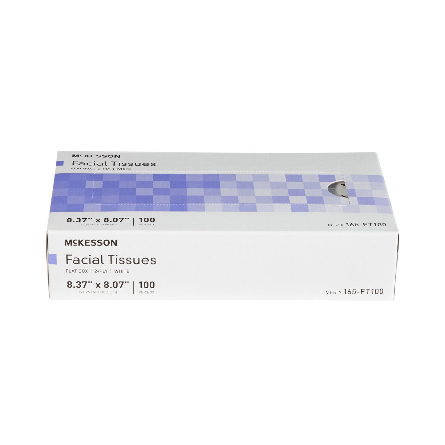 McKesson Facial Tissue White 8.37 X 8.07 Inch 100 Count (1040596_BX)