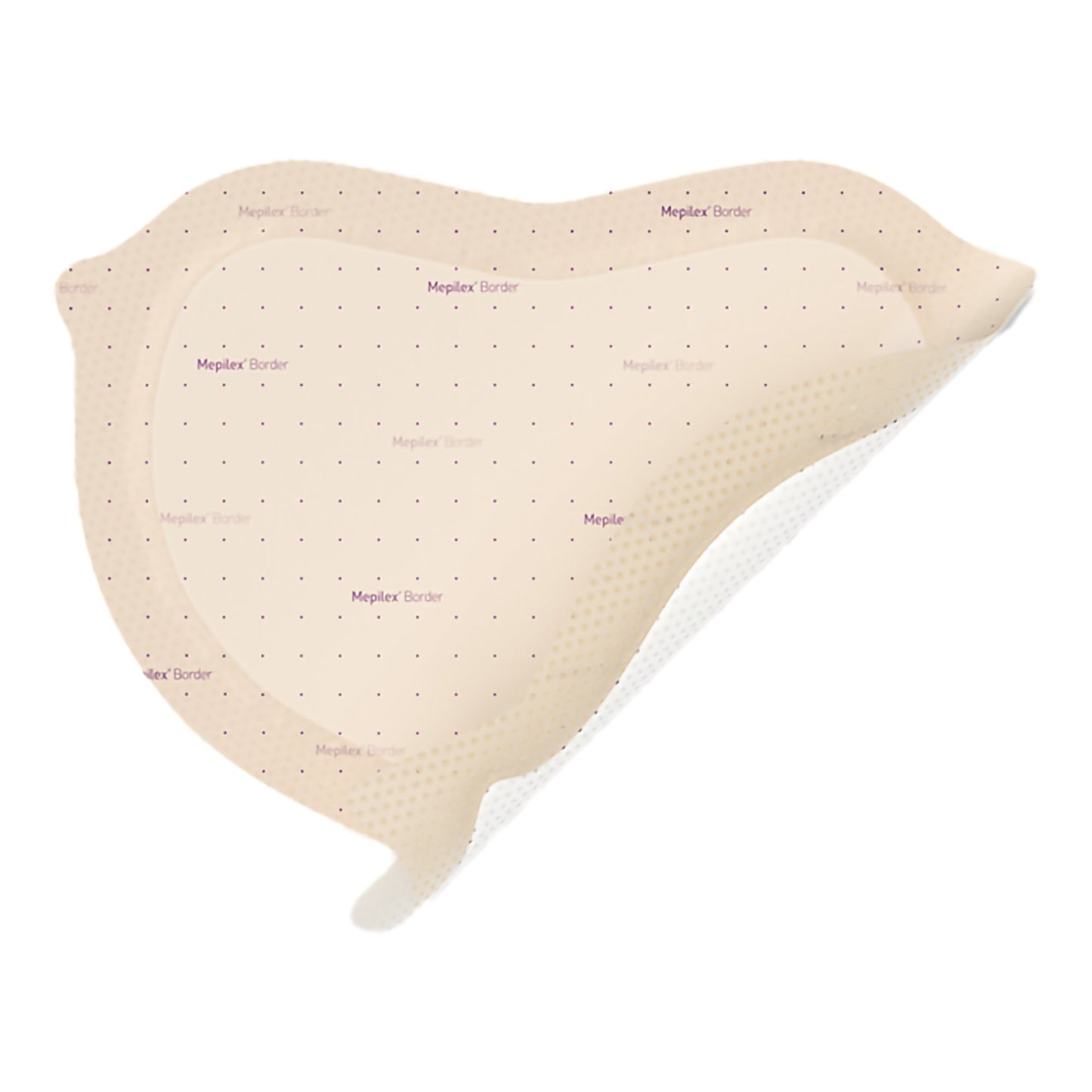 Mepilex® Border Sacrum Foam Dressing 9-1/5 X 9-1/5 Inch With Border Film Backing Silicone Adhesive Sacral Sterile (1075621_BX)