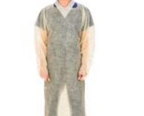 Cardinal Protective Procedure Gown One Size Fits Most Yellow NonSterile Not Rated Disposable (874008_EA)
