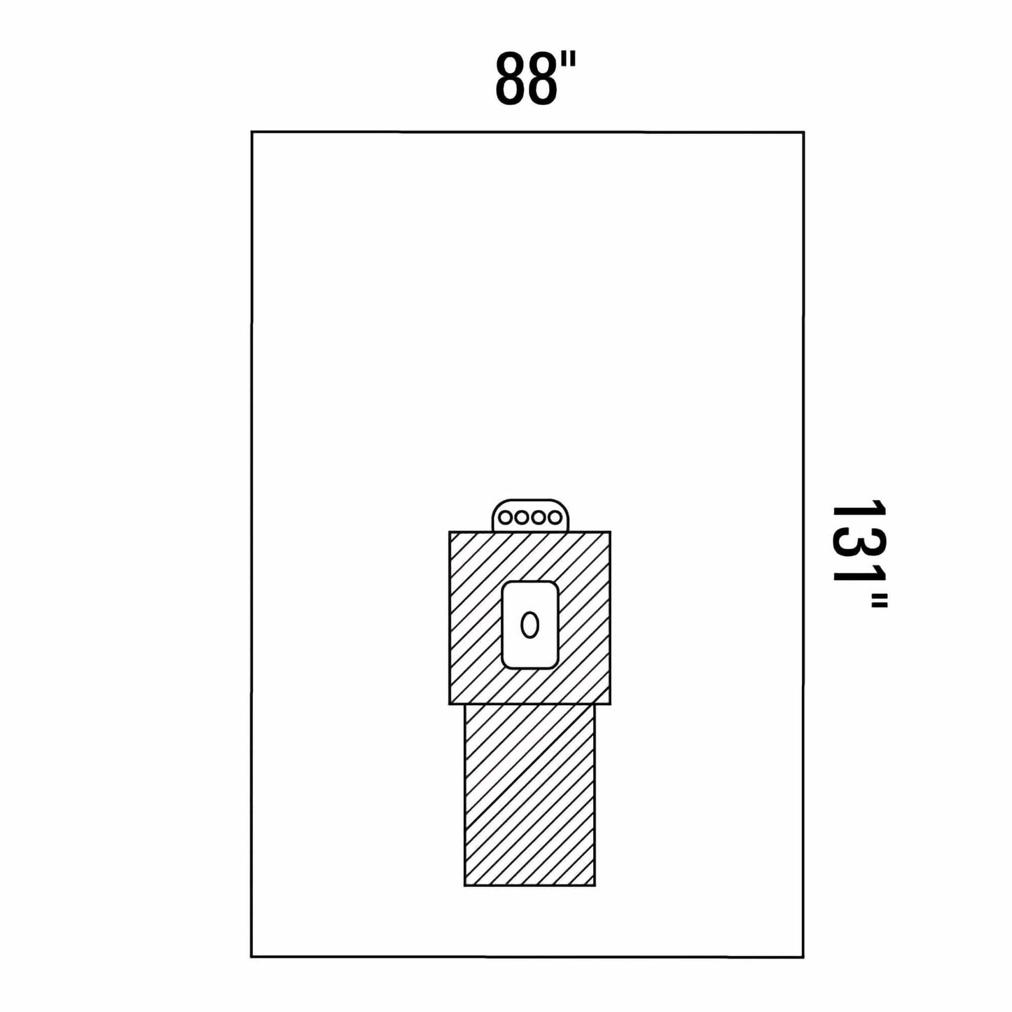 O&M Halyard Inc Orthopedic Drape Lower Extremity Drape 88 W X 131 L Inch Sterile (167000_CS)