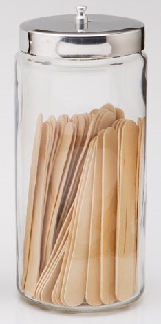 Dukal Sundry Jar Glass Clear 4 X 8.5 Inch (649876_CS)