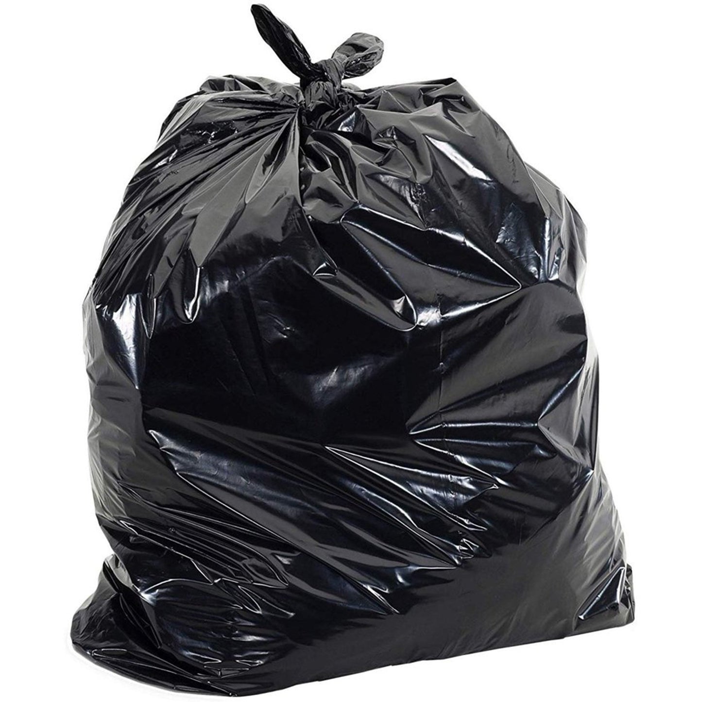 Pitt Plastics Trash Bag Black LLDPE 0.95 mil 38 X 58 Inch Star Seal Bottom Coreless Roll (1216417_CS)