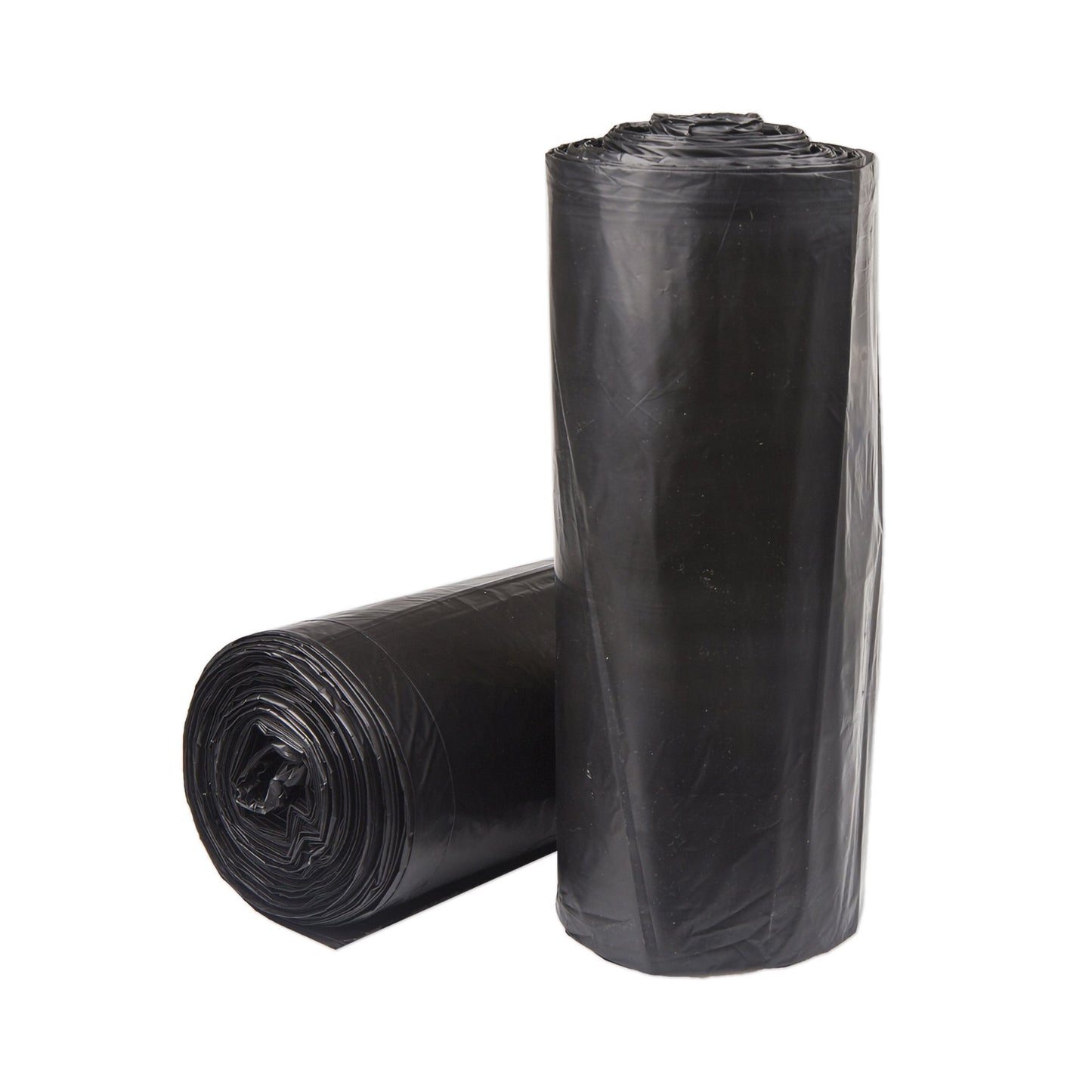 McKesson Trash Bag 56 gal. Black LLDPE 1.5 mil 43 X 47 Inch Star Seal Bottom Coreless Roll (1137659_CS)