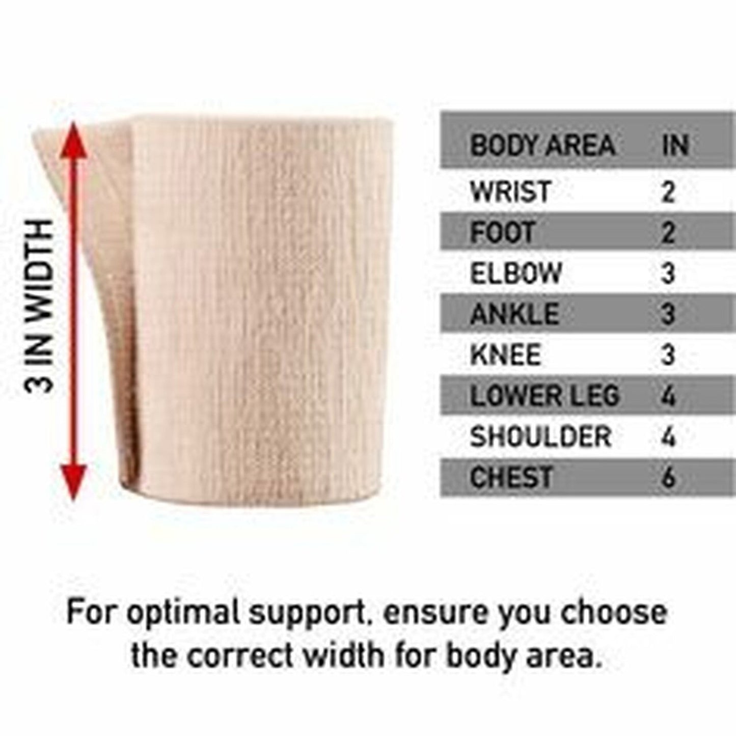 3M™ ACE™ Elastic Bandage 2 Inch X 4.2 Foot Single Hook and Loop Closure Tan NonSterile Standard Compression (500543_EA)