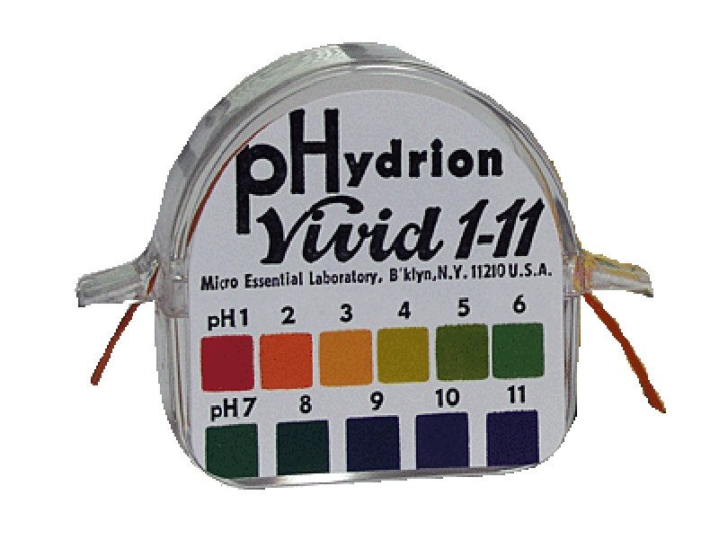 Hydrion® Vivid pH Paper in Dispenser 1.0 to 11.0 (536337_EA)