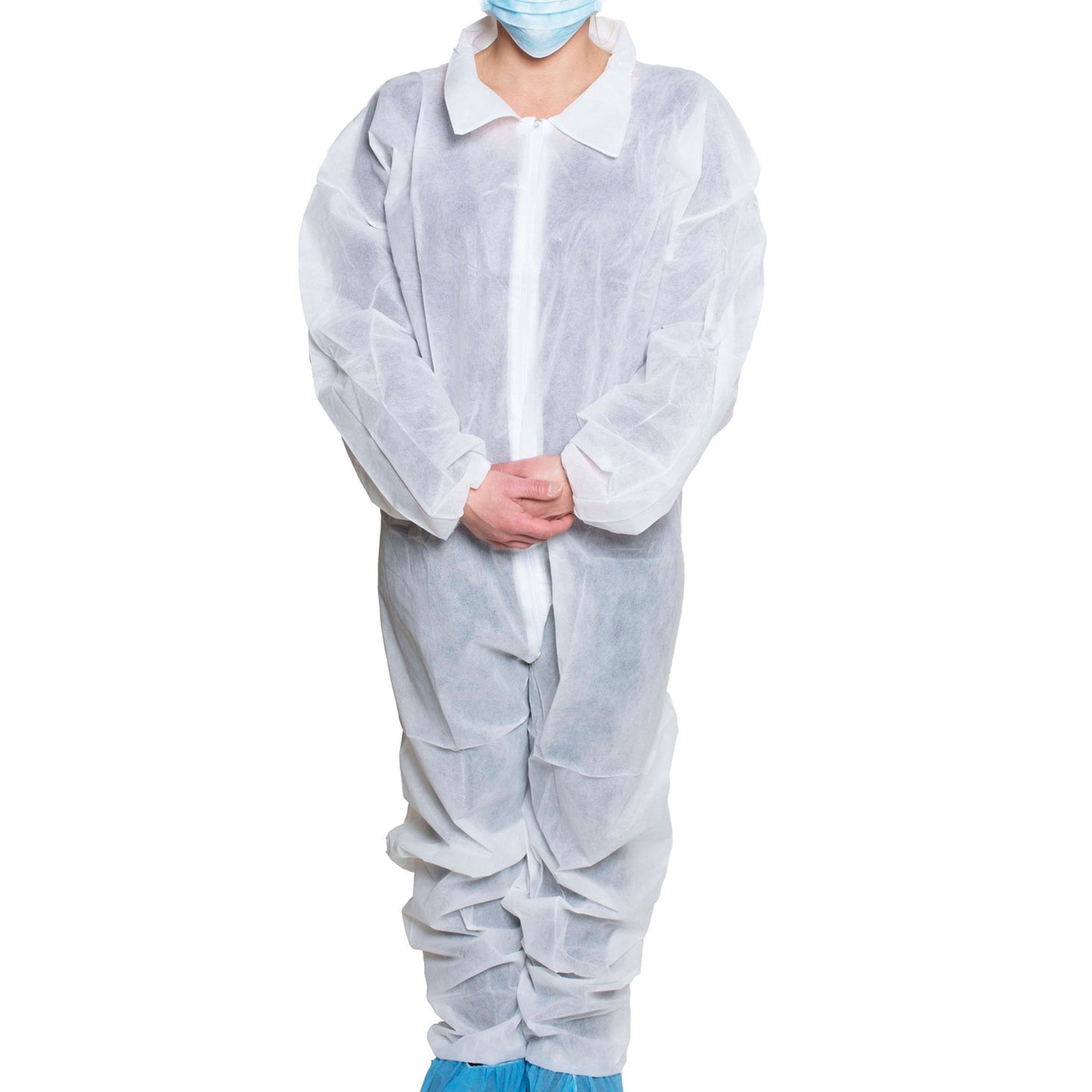 Dukal Coverall X-Large White Disposable NonSterile (544658_CS)