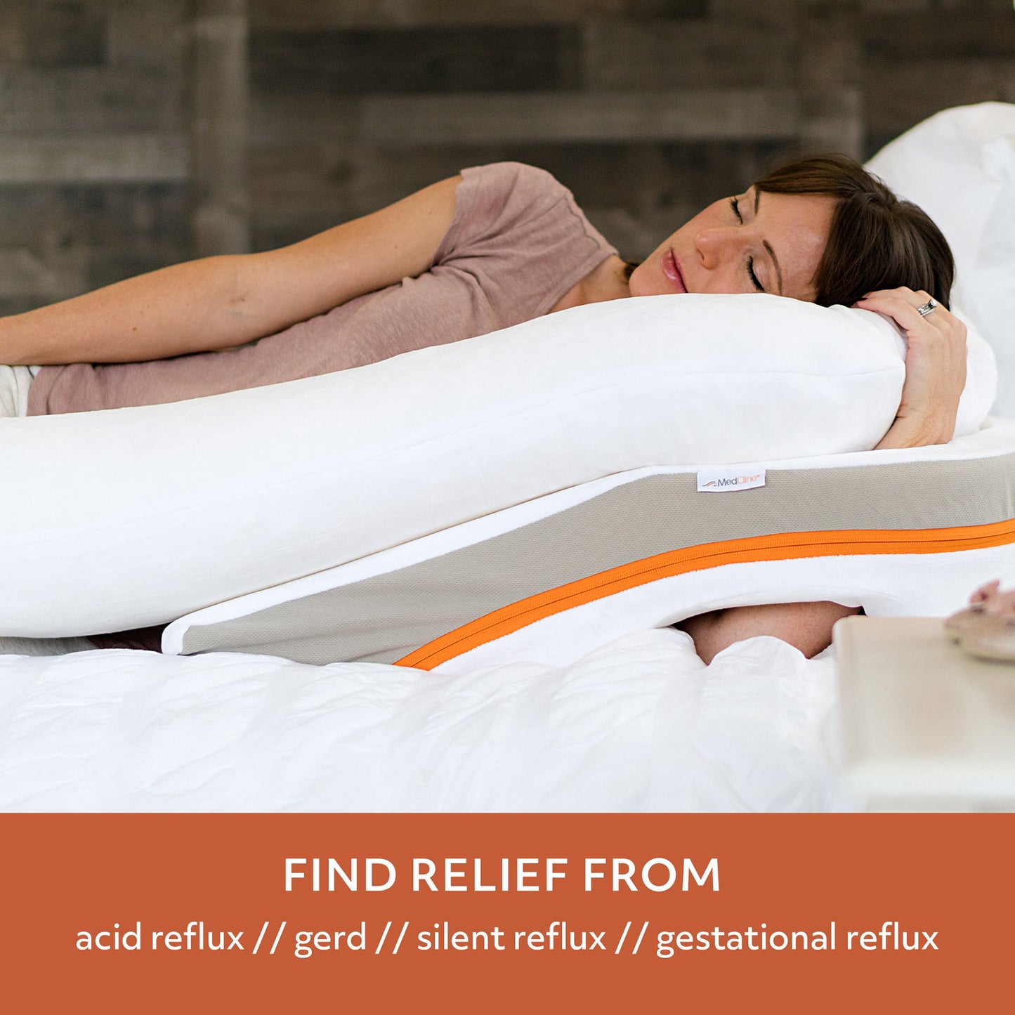 MedCline® Reflux Relief Positioner System 27 W X 29 L X 6 H Inch Foam / Gel Freestanding (1217708_EA)