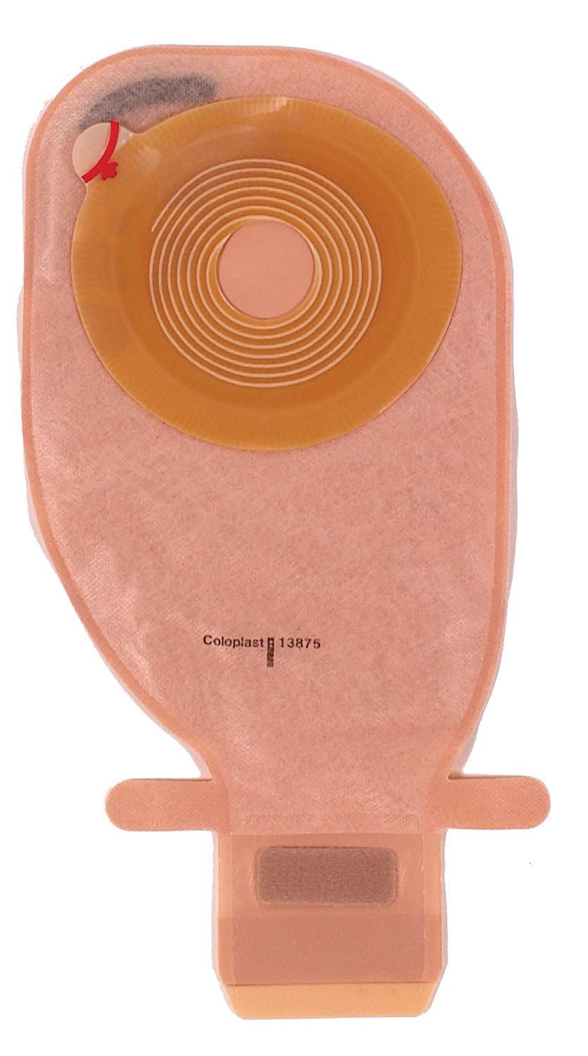 Assura® Ostomy Pouch One-Piece System 11-1/4 Inch Length Convex Light, Trim to Fit 15 to 43 mm Stoma Drainable (478986_BX)
