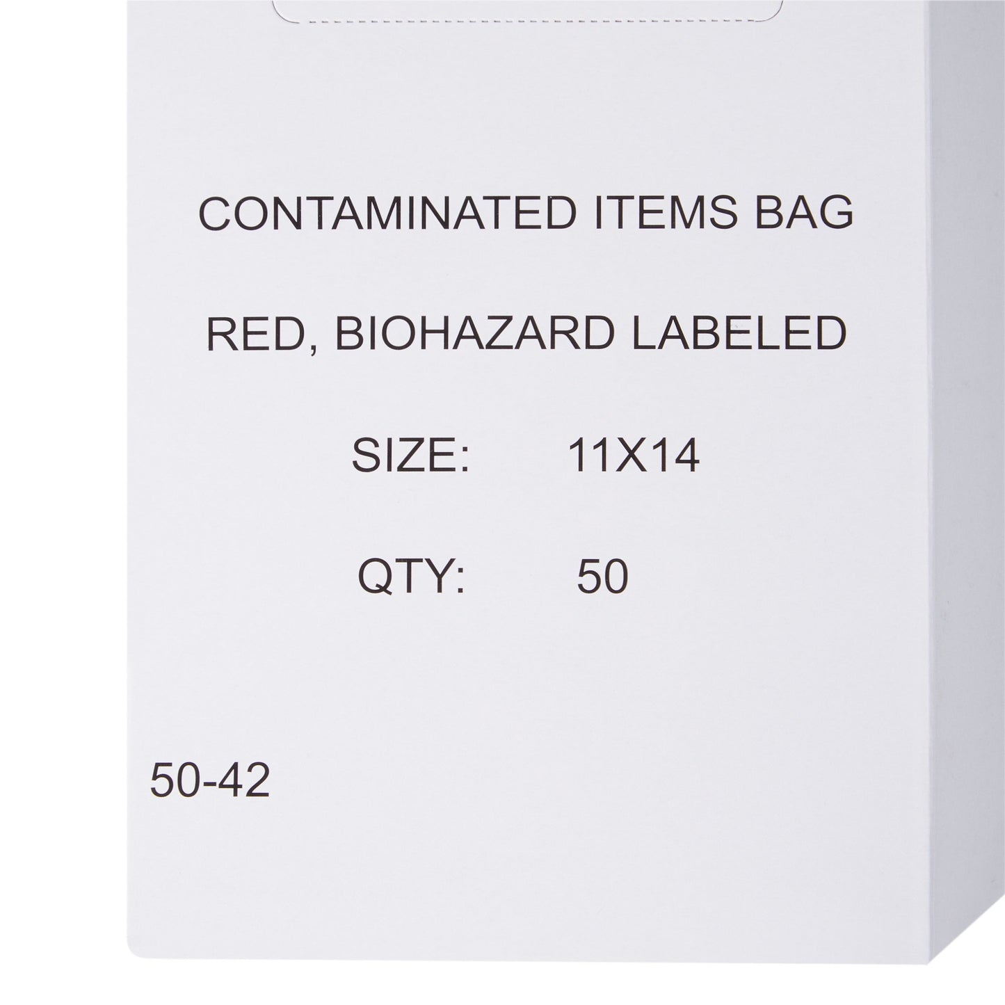 McKesson Biohazard Waste Bag Biohazard Symbol / Infectious Waste 1 to 3 gal. Red 11 X 14 Inch (223411_CS)