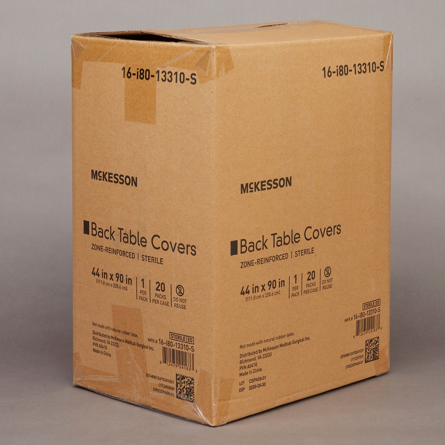 McKesson Table Drape 44 X 90 Inch For Back Table (1130792_CS)