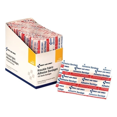 First Aid Only Fabric Bandage, 2-1/2 in x 4.38 yd, 100/Box (579-H125)
