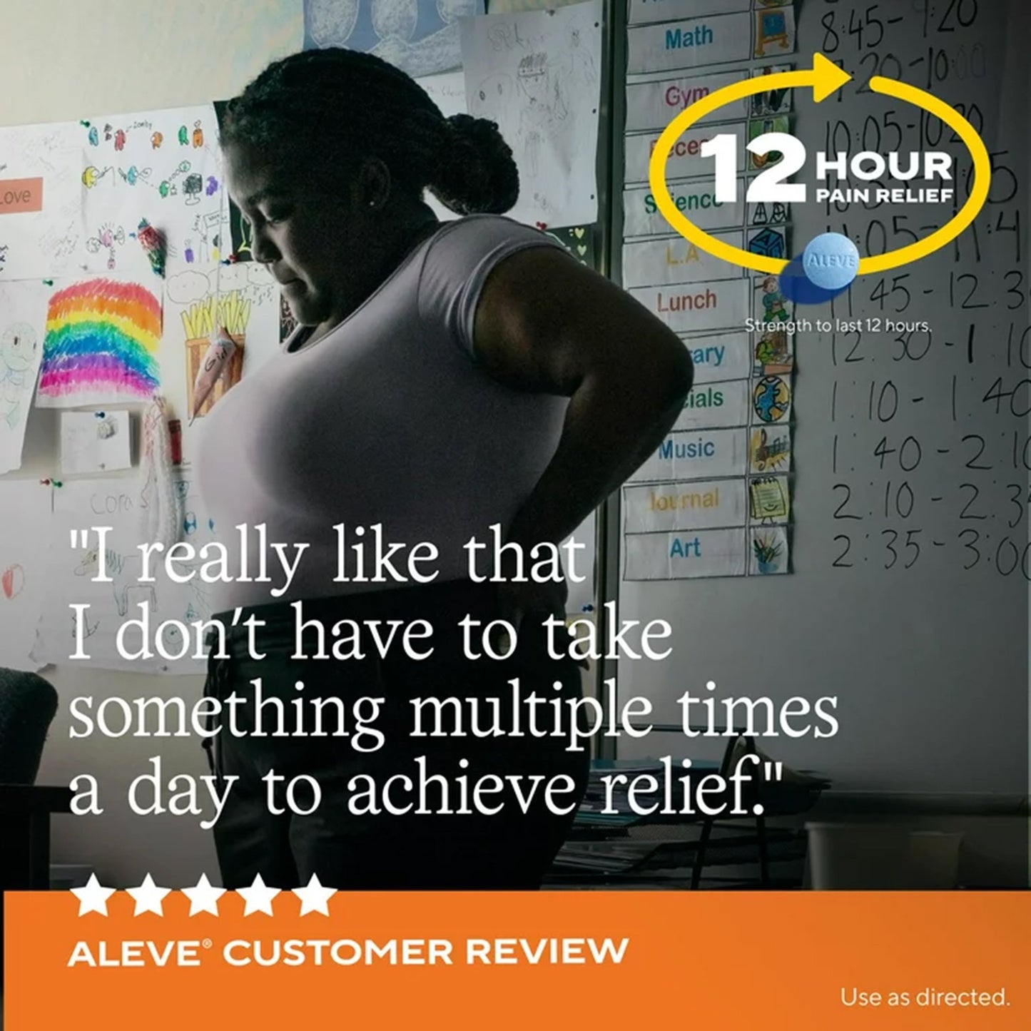Aleve® Back Pain Relief 220 mg Strength Naproxen Sodium Tablet 24 per Bottle (1229958_BT)