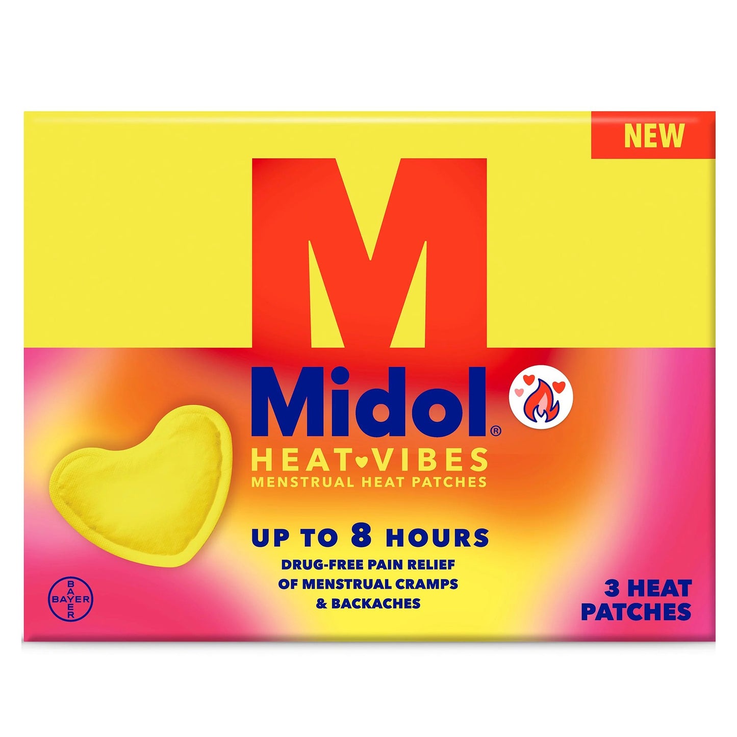 Midol® Cramp Relief Patch 3 per Box (1229969_CT)