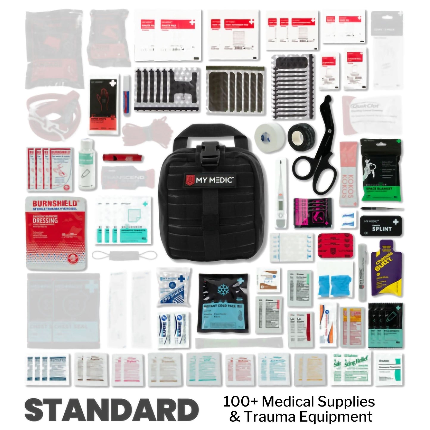 My Medic™ MYFAK Standard First Aid Kit Black Nylon Bag (1207715_EA)